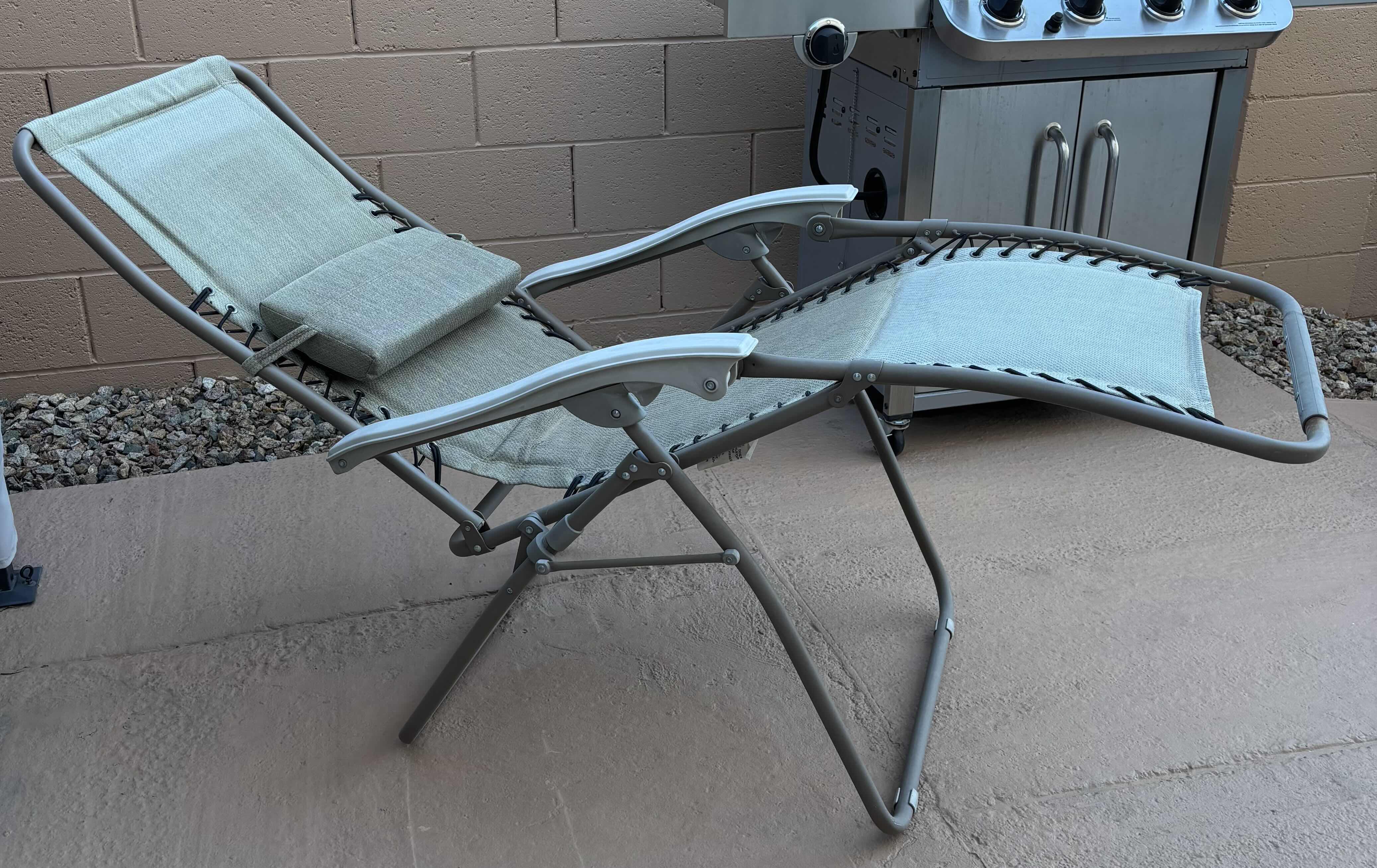 View 3 of ZERO GRAVITY FOLDABLE RECLINING CHAIR $82