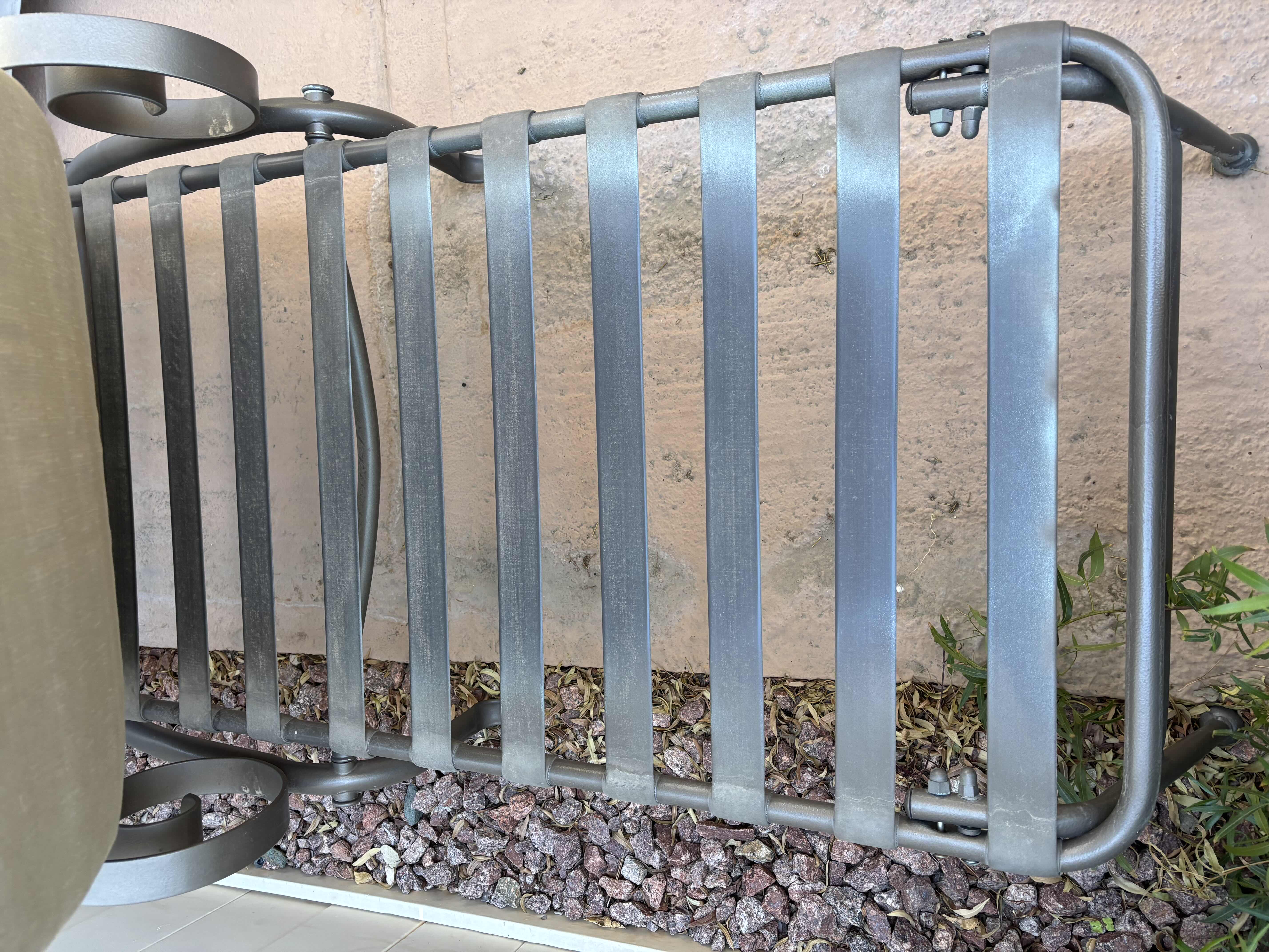 View 3 of OUTDOOR CHAISE LOUNGE WITH SCROLLWORK DETAILS $245