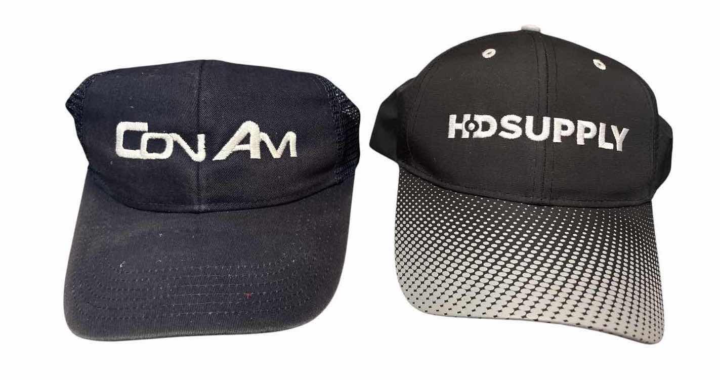 View 3 of 4-PCS BASEBALL CAPS – NEW ENGLAND PATRIOTS, BOSTON RED SOX, CONAM & HD SUPPLY