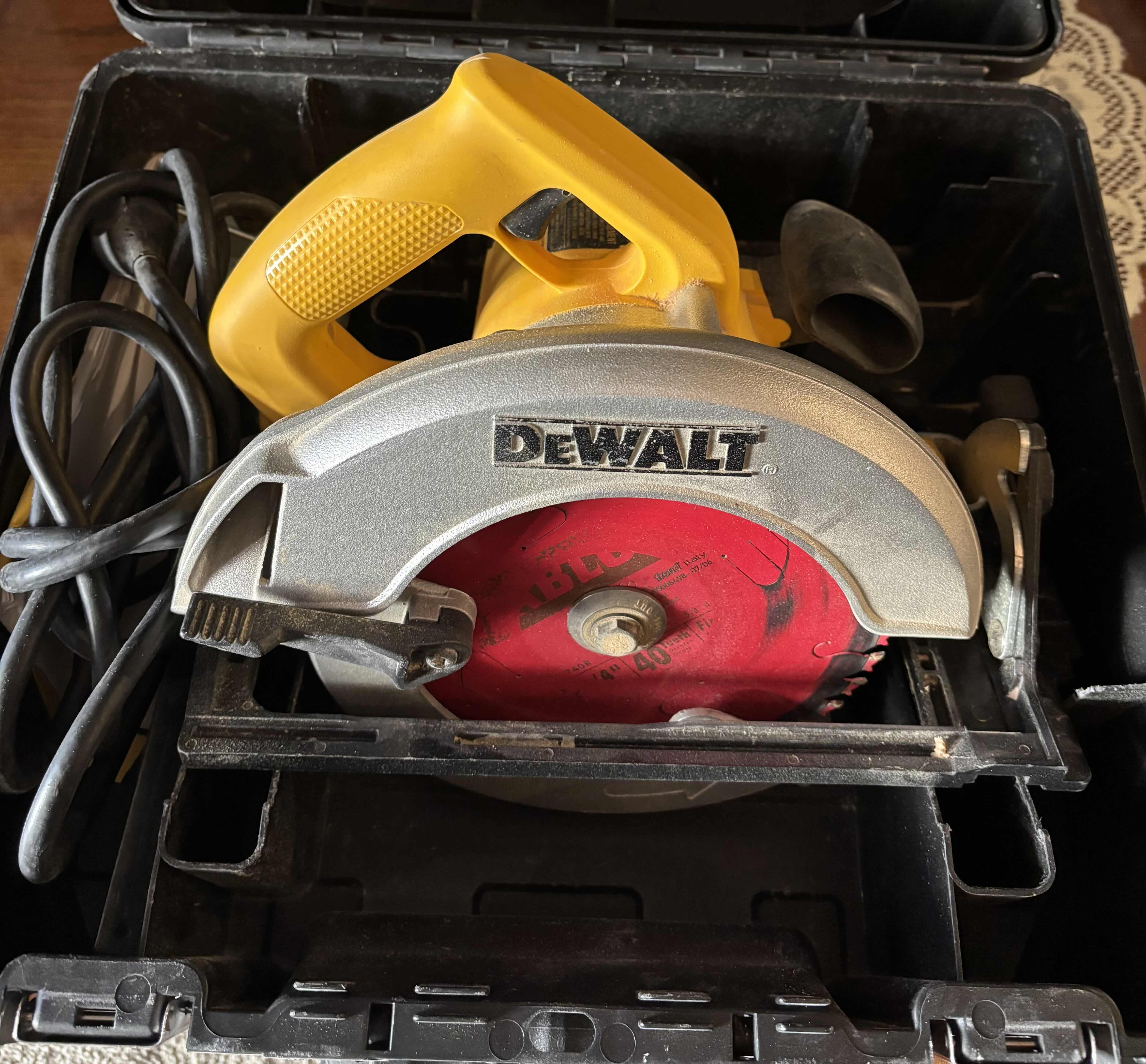 View 1 of DEWALT HARD SHELL BOX WITH CORDED CIRCULAR SAW