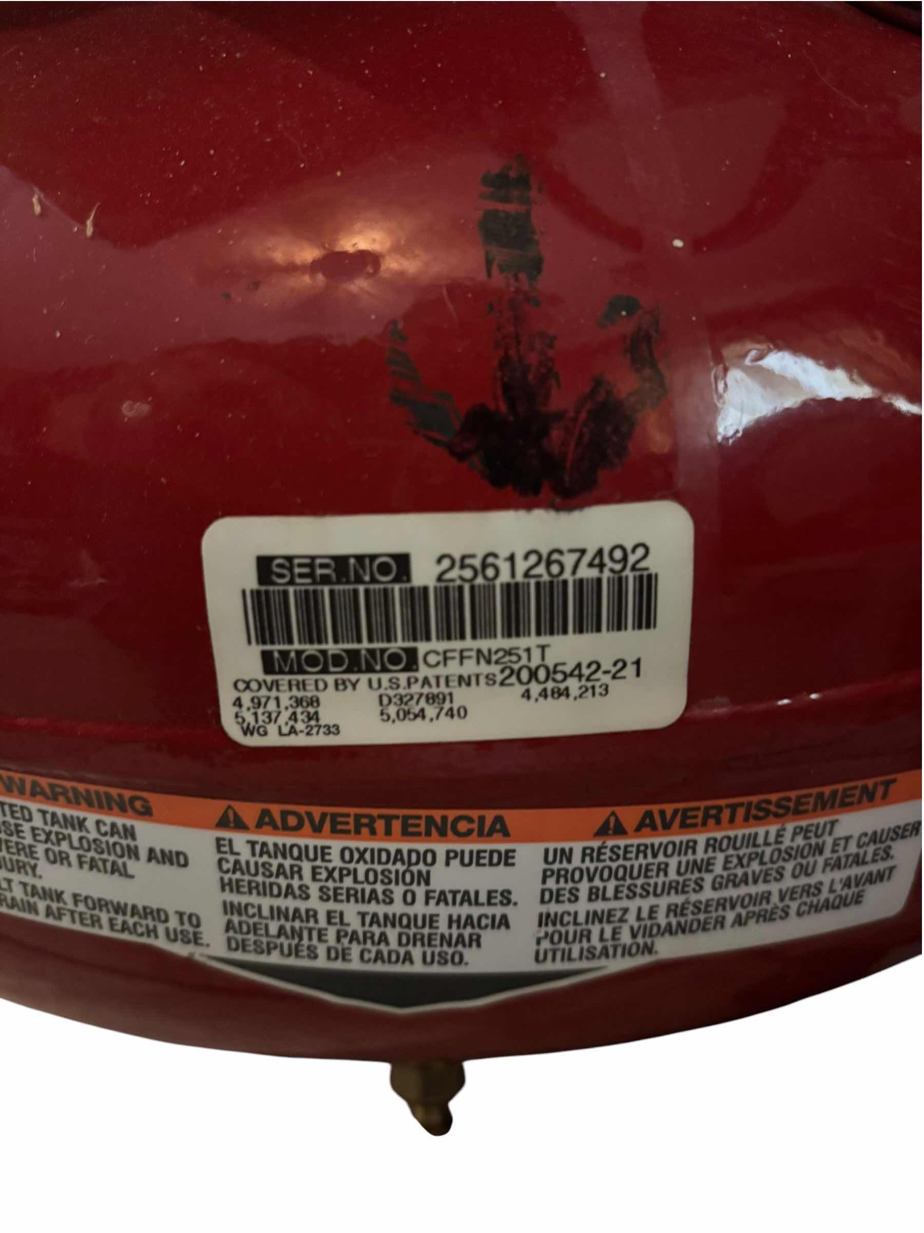 View 2 of PORTER CABLE PORTABLE PANCAKE AIR COMPRESSOR $235