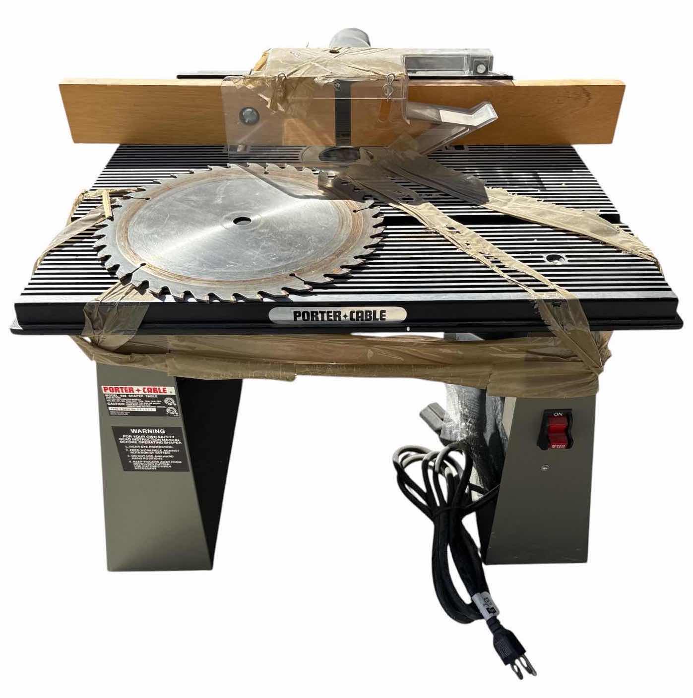View 1 of PORTER-CABLE BENCHTOP TABLE SAW WITH RIP FENCE, BLADE & POWER CORD 20”X17”H14.5”