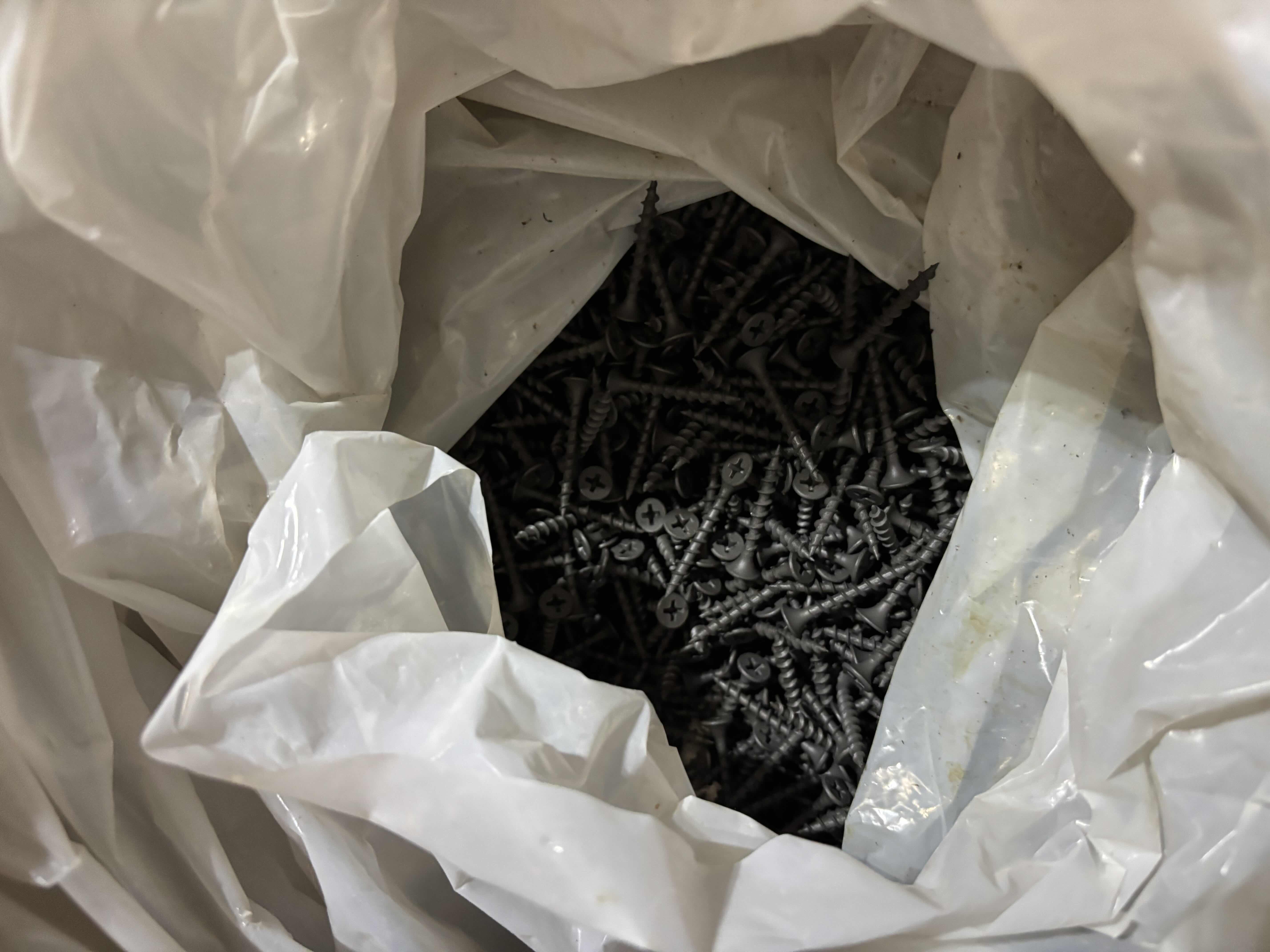 View 4 of PARTIAL BOXES OF #6 PHILIPS BUGLE HEAD DRYWALL SCREWS & LEATHER TOOL BELT