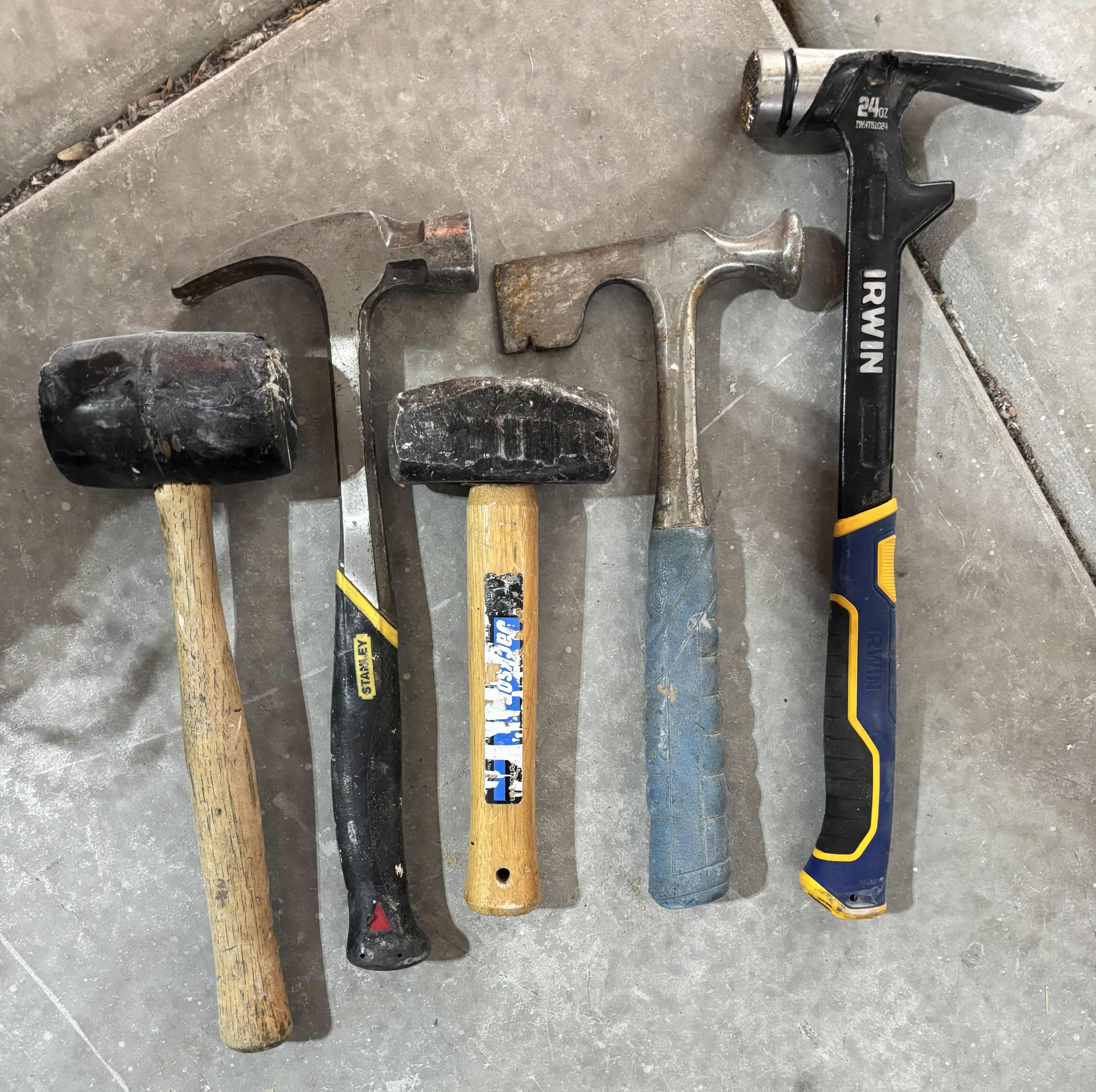 View 1 of COLLECTION OF HAMMERS