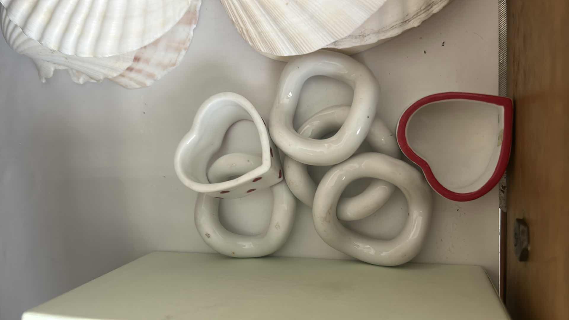 Photo 1 of CONTENTS OF DRAWER NAPKIN HOLDERS SEA SHELLS