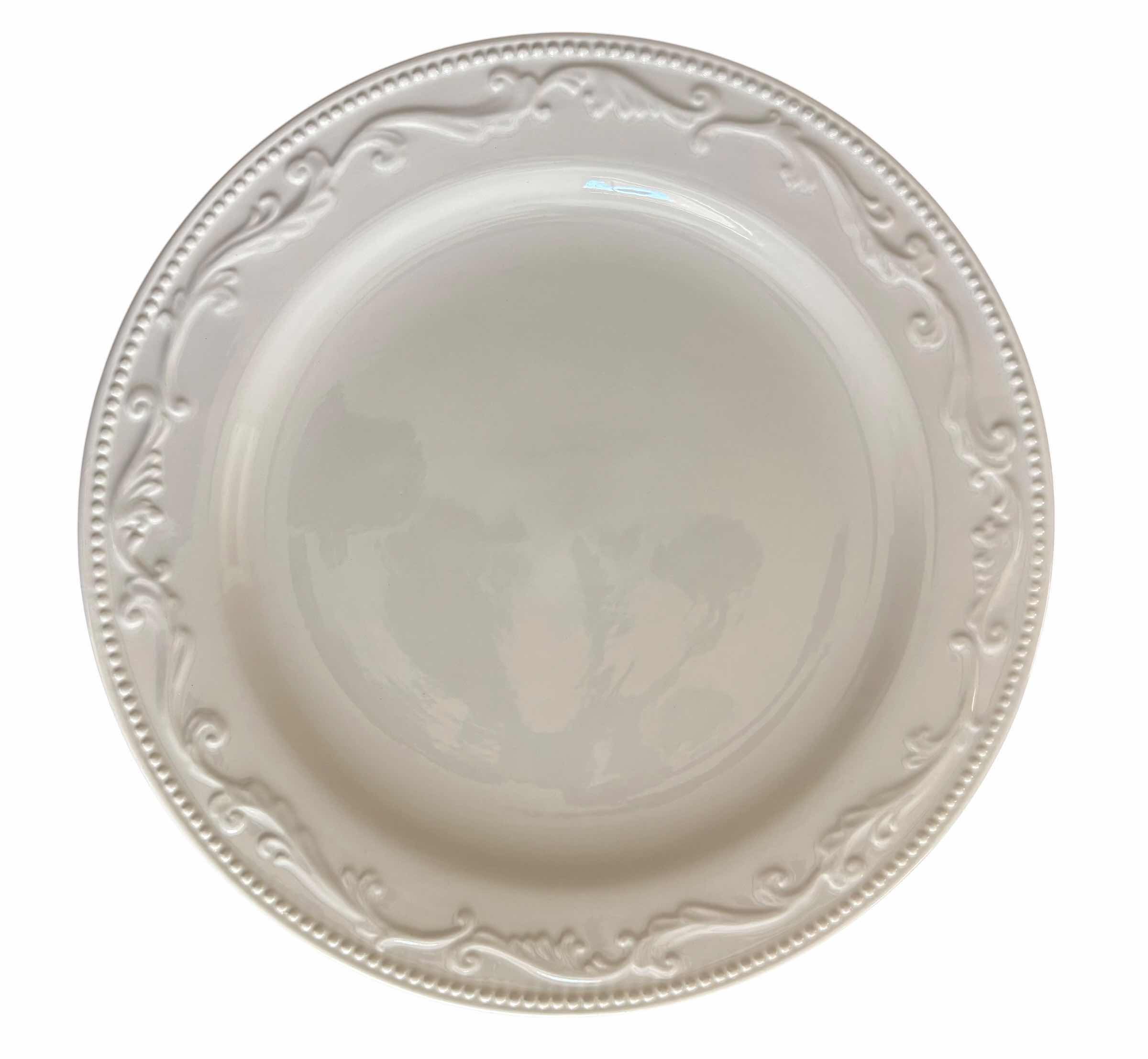 Photo 1 of MESA INTERNATIONAL EMBOSSED DINNER PLATES (4) 12”D