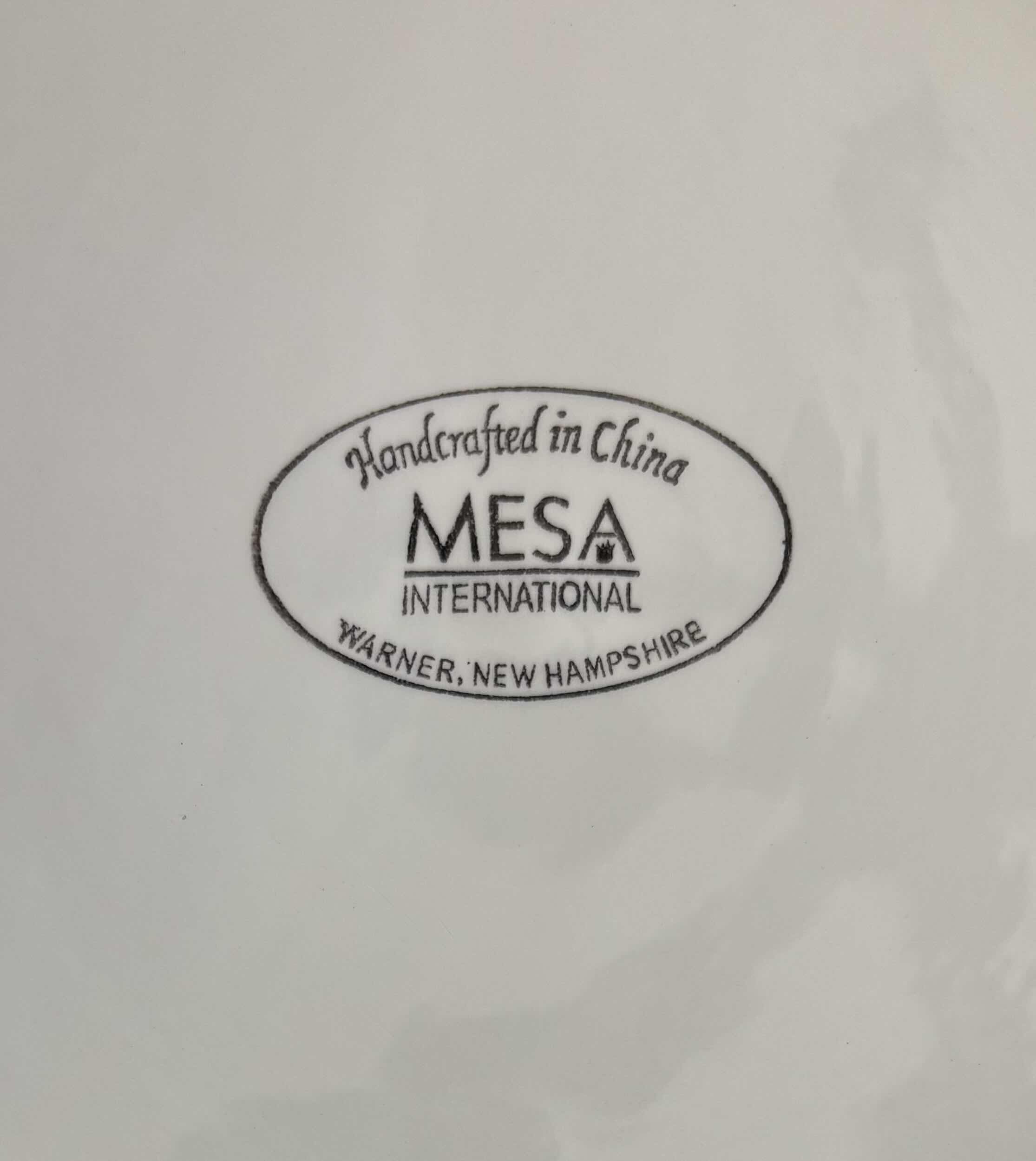 Photo 1 of MESA INTERNATIONAL EMBOSSED DINNER PLATES (4) 12”D