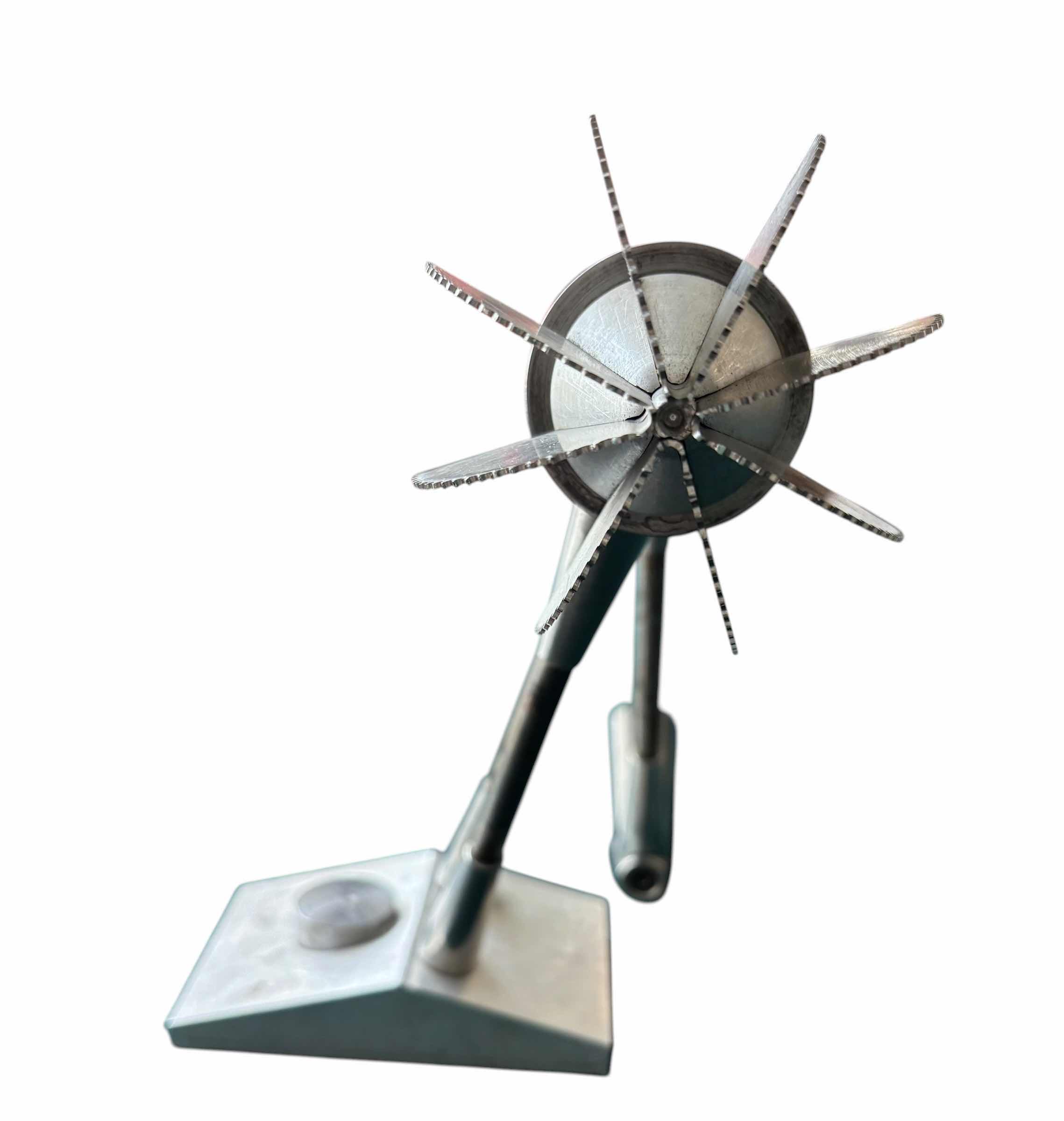 Photo 1 of VINTAGE CUSTOM MADE ROTARY COCONUT SCRAPER WITH COUNTER CLAMP $80