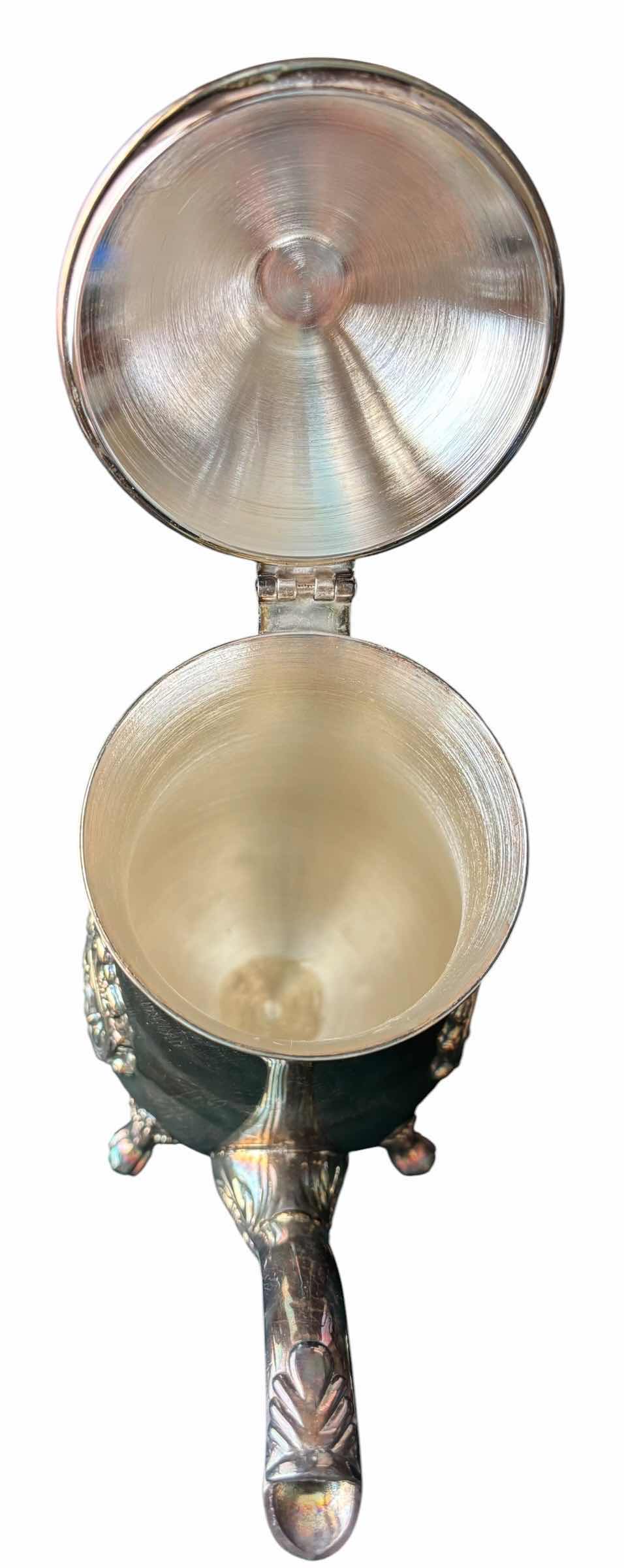 Photo 1 of VINTAGE ORNATE SILVER PLATED TEA SET (6 PIECE) $288