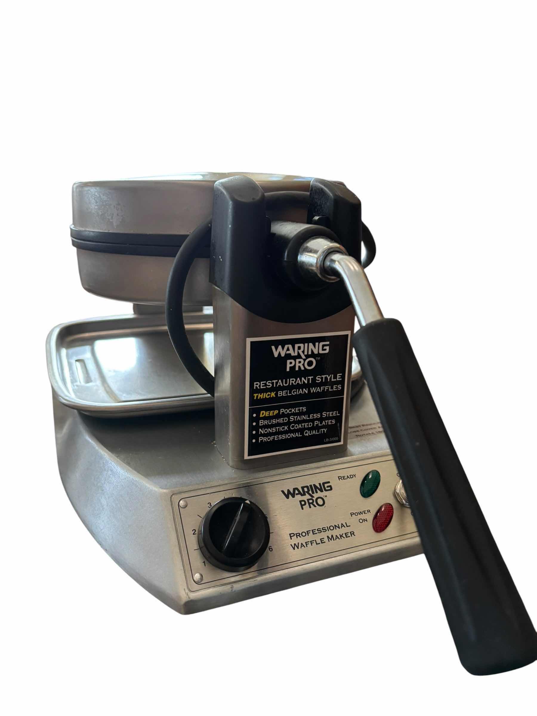 Photo 1 of WARING PRO PROFESSIONAL BELGIAN WAFFLE MAKER $75