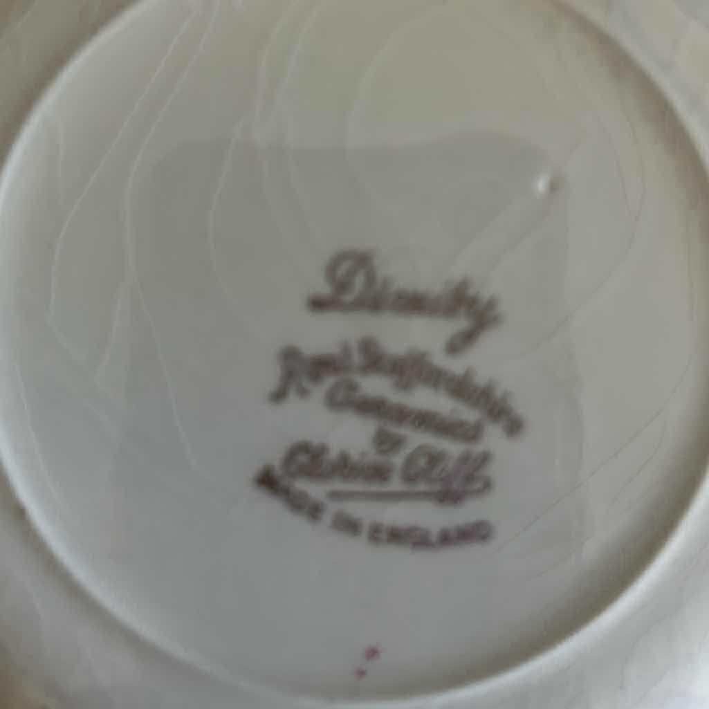 Photo 1 of 9- BONE CHINA DESSERT SALAD & TEACUP SAUCER