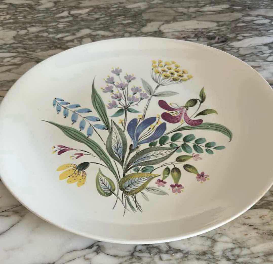 Photo 1 of 5- VINTAGE 1950 EVA ZEISEL HALLCRAFT TEA SET "BOUQUET" PATTERN