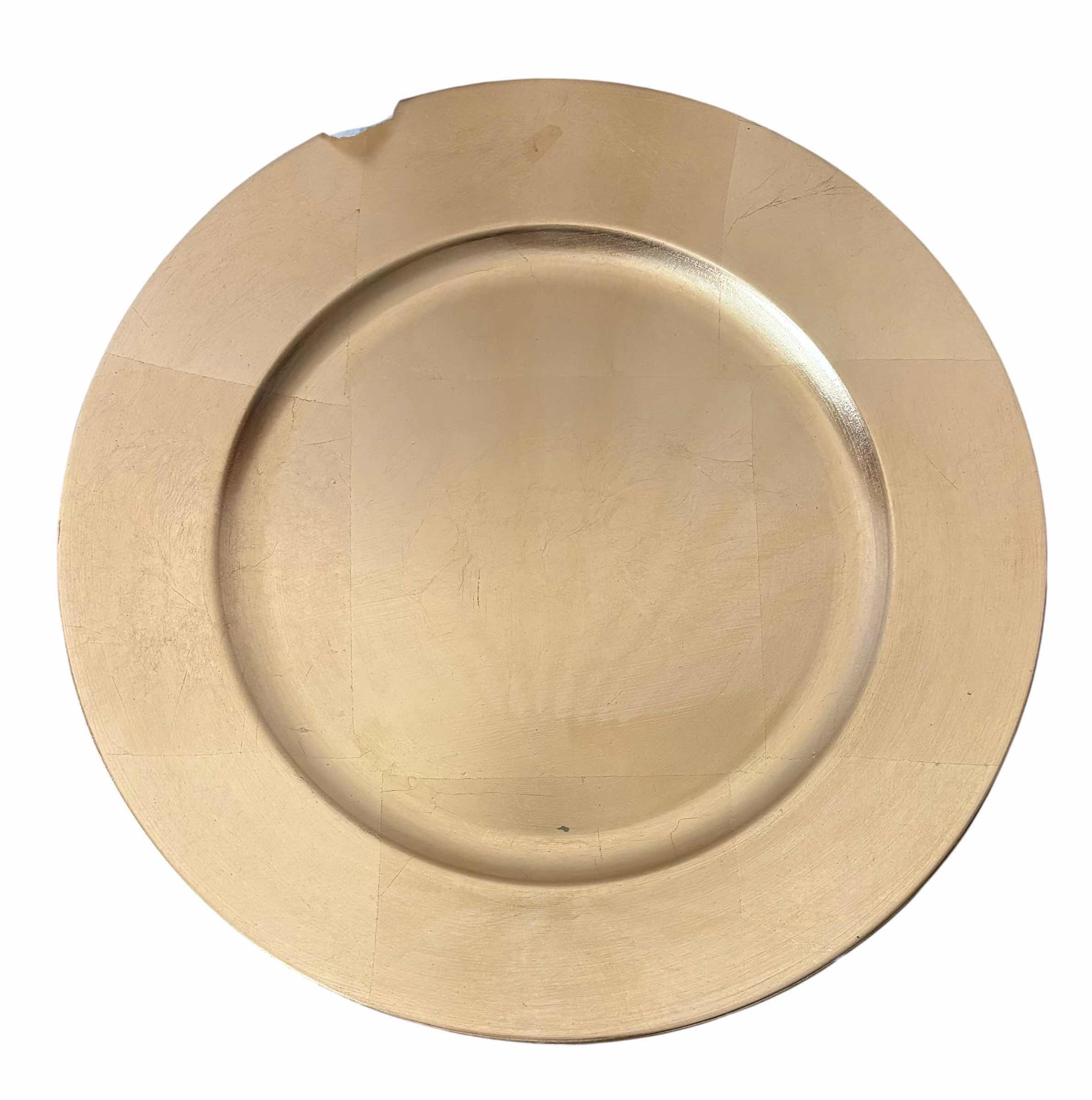 Photo 1 of PLASTIC CHARGER PLATES (8)