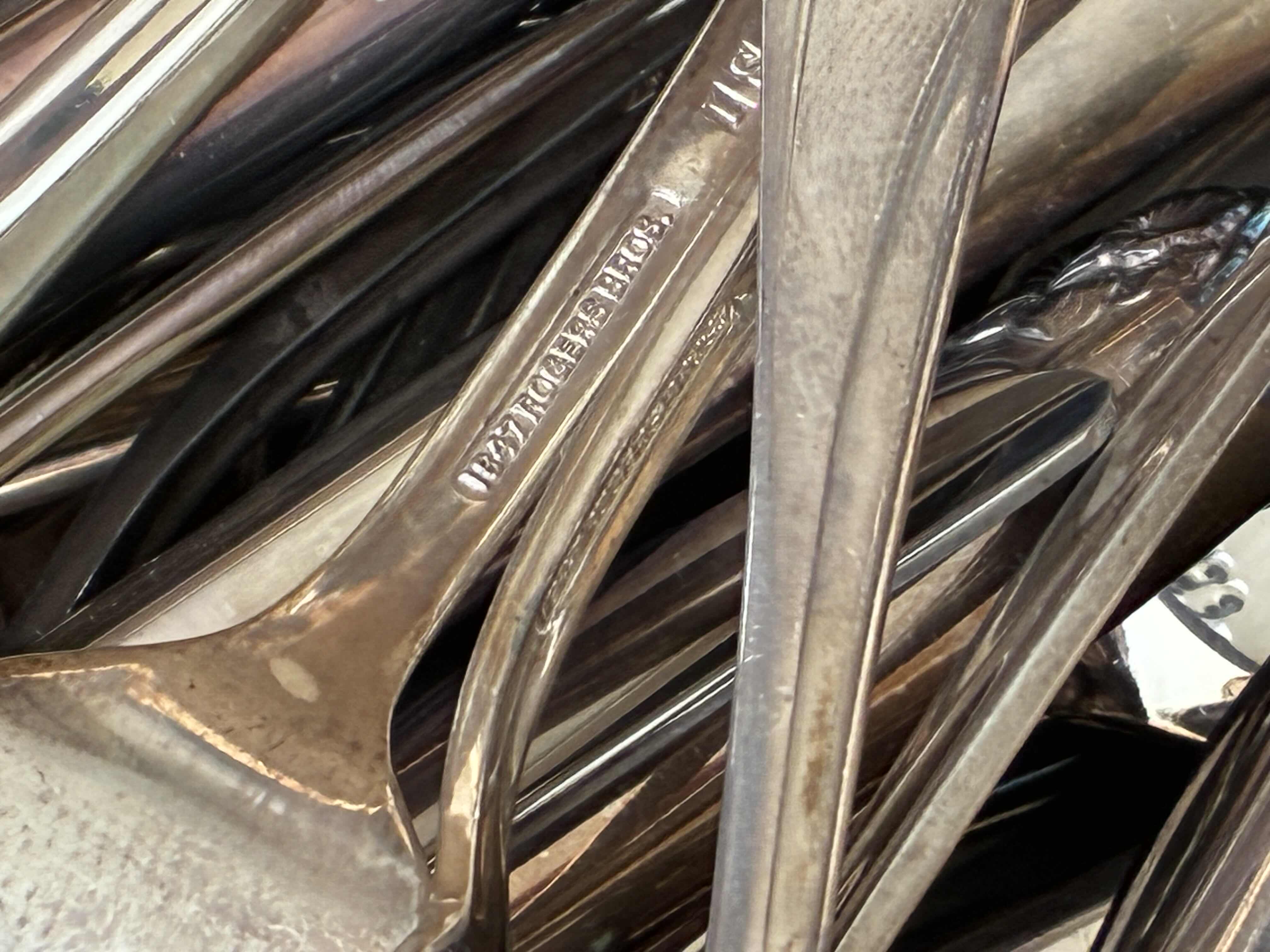 Photo 1 of CONTENTS OF BOX- ROGERS BROS SILVER PLATED FLATWARE SET