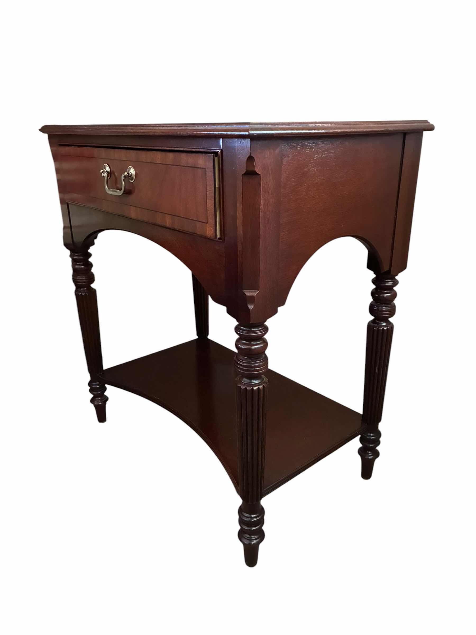 Photo 1 of ETHAN ALLEN MAHOGANY WOOD NIGHTSTAND 28“ X 17“ H30“