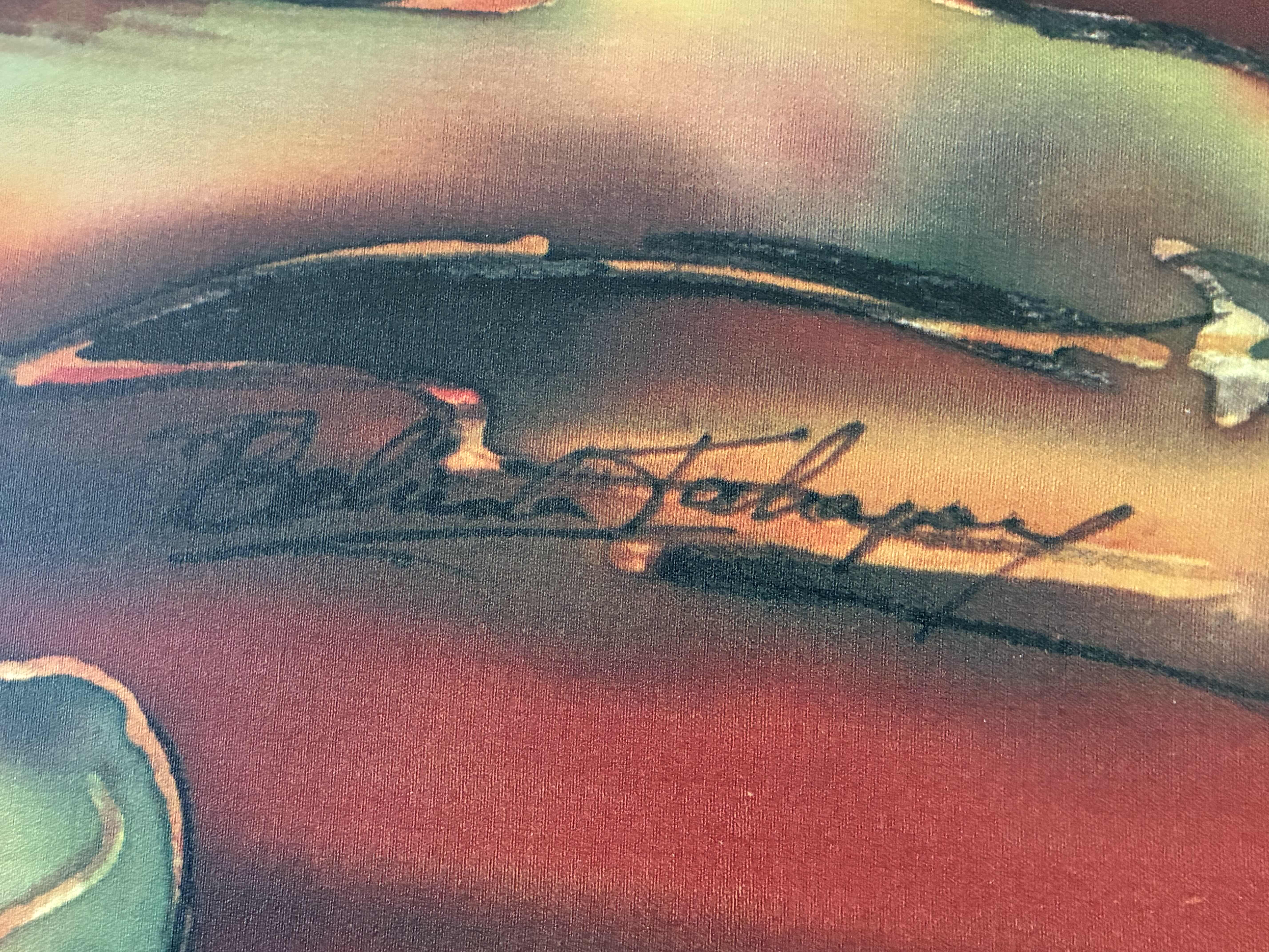 Photo 1 of ABSTRACT WOMAN FRAMED CANVAS ARTWORK SIGNED BY BELINDA TAHAPARY 77“ X 55“ $860