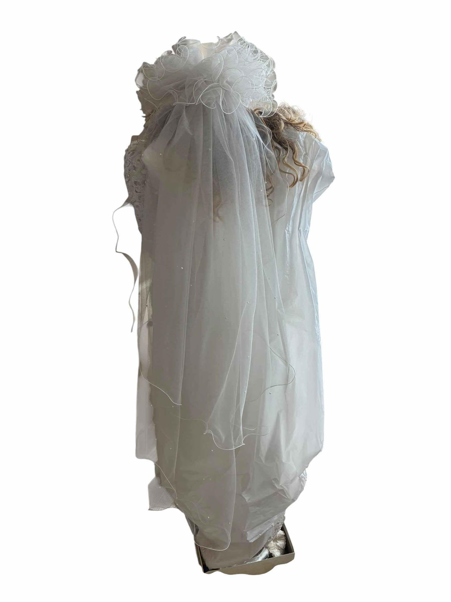 Photo 1 of HAND MADE WEDDING DRESS SIZE 6/8 & JEANINE HEELS WOMEN’S SIZE 7.5M W MANNEQUIN/DRESS STAND