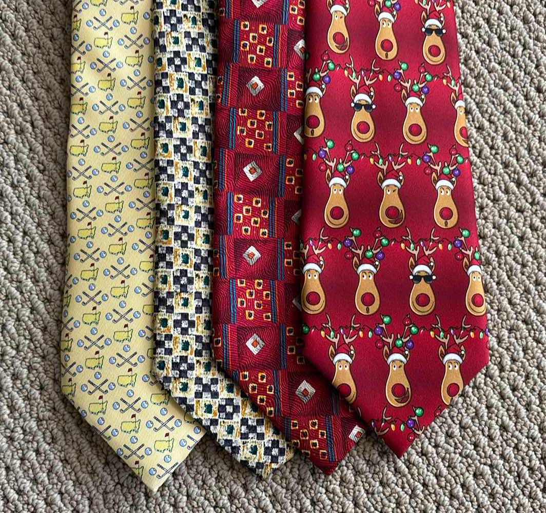 Photo 1 of ASSORTED MENS TIES (4)