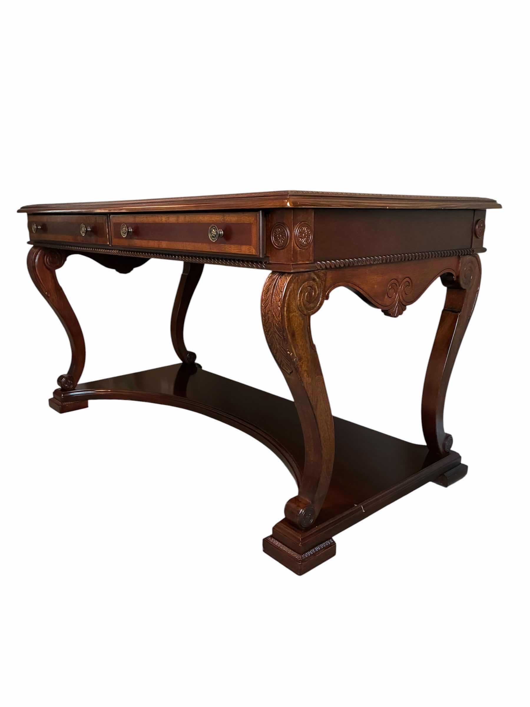Photo 1 of THEODORE ALEXANDER MOLITOR REGENCY MAHOGANY WRITING DESK 55“ X 30“ H30“ $4295