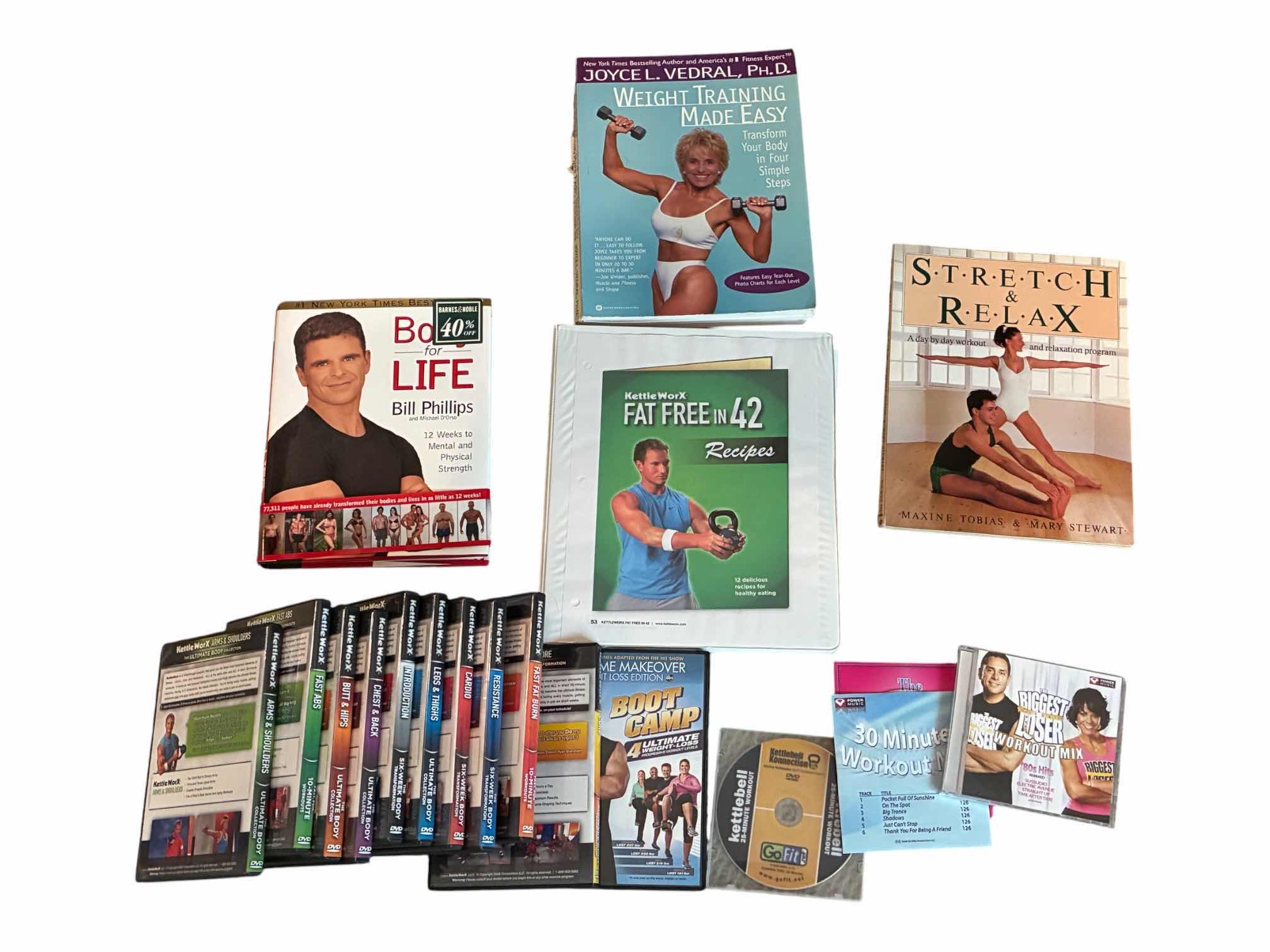 Photo 1 of EXERCISE BOOKS & DVDS
