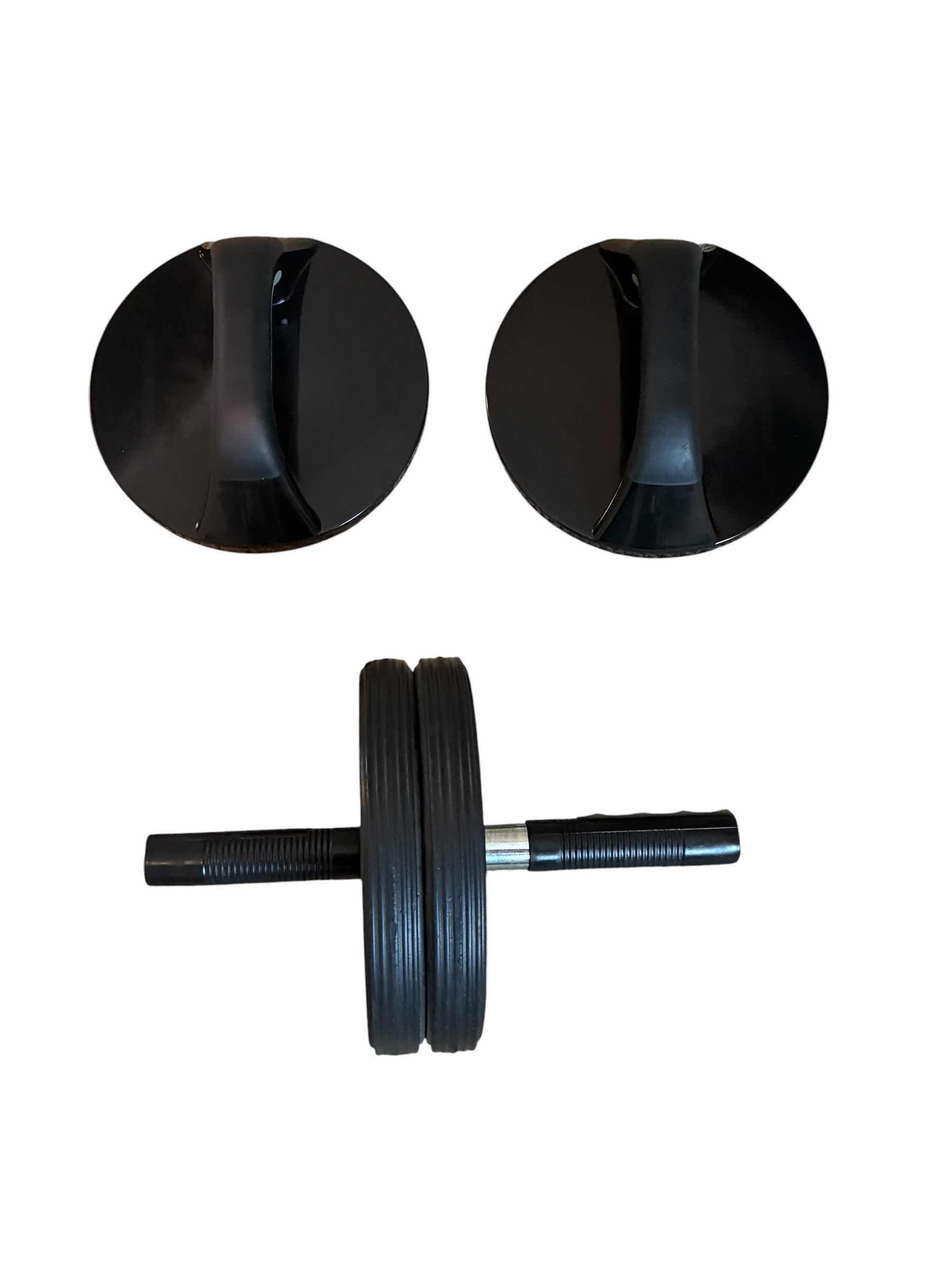 Photo 1 of PRO PUSH-UP HANDLES & AB EXERCISE WHEEL