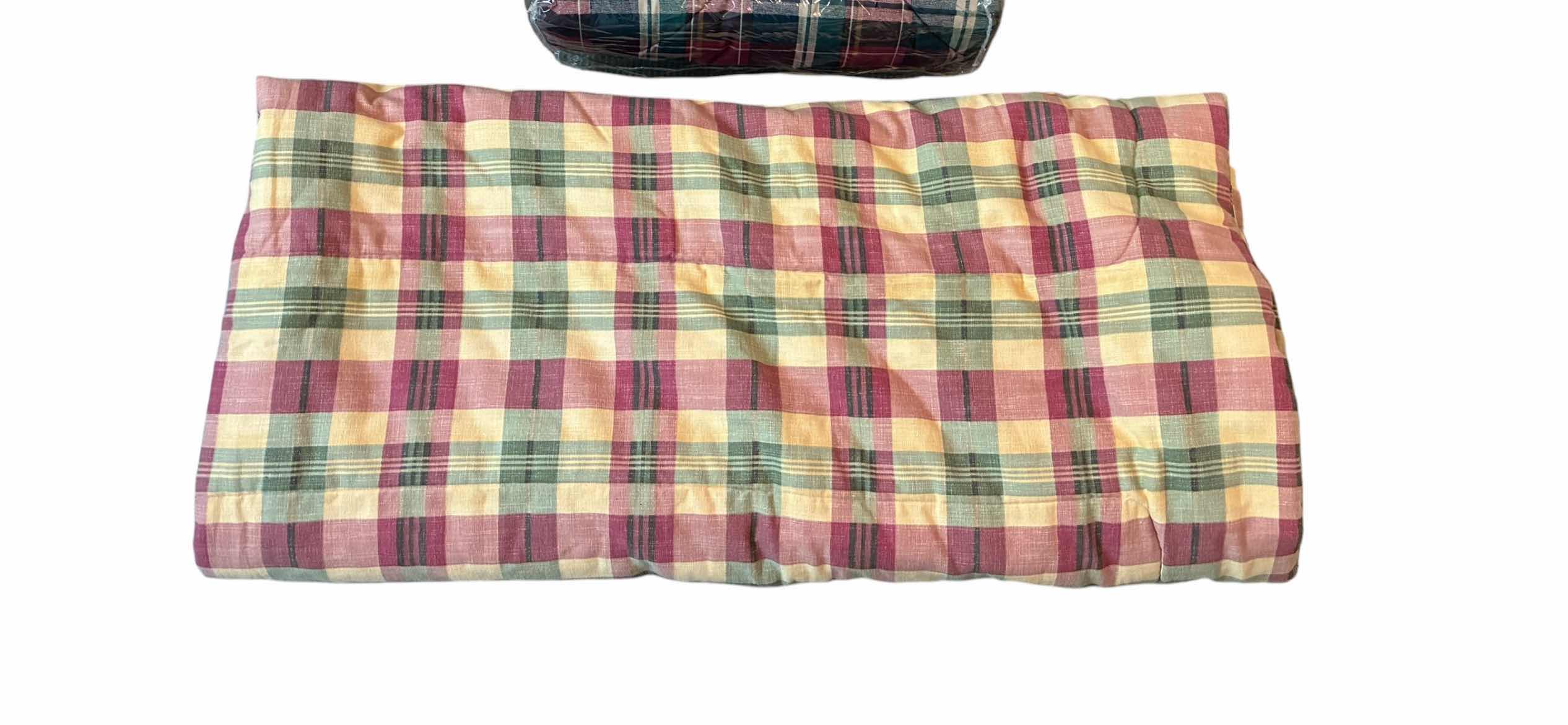Photo 1 of PLAID KING SIZE COMFORTERS (2)