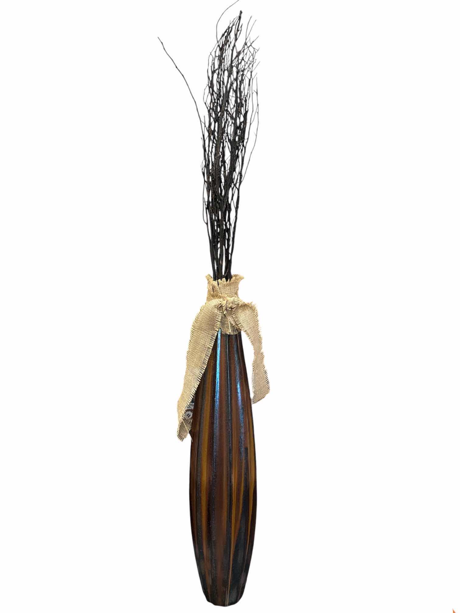 Photo 1 of CERAMIC VASE W BRANCH DECOR H45”