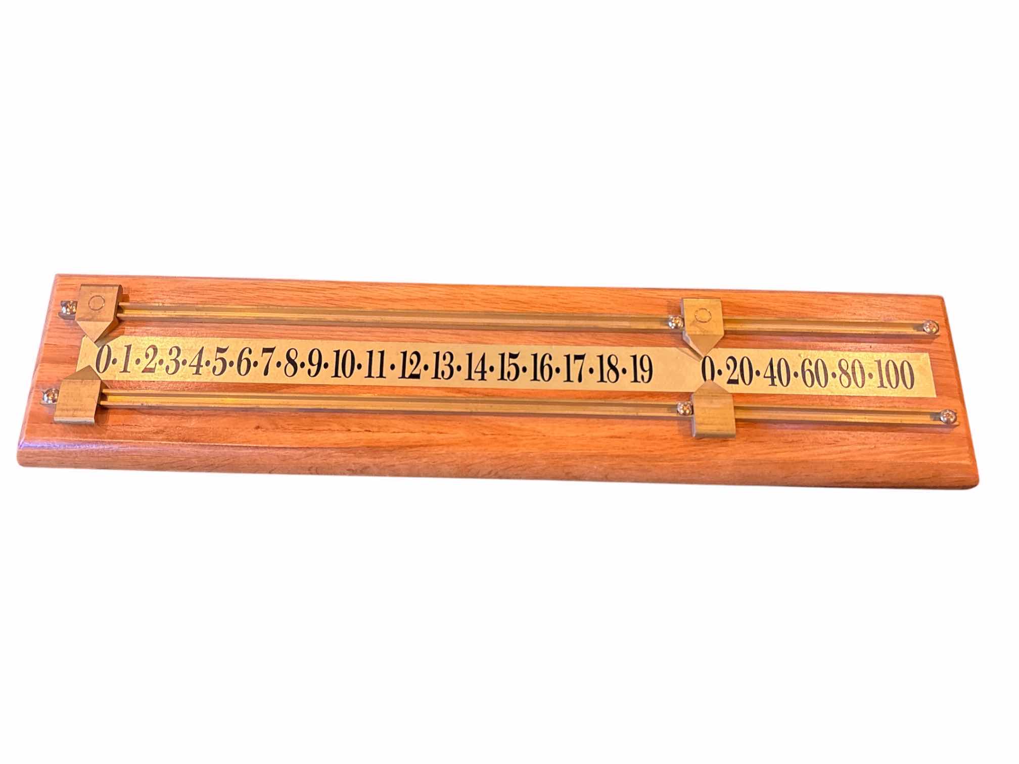 Photo 1 of BILLIARDS SNOOKER POOL SCOREBOARD 4.25” X 19.25” $100