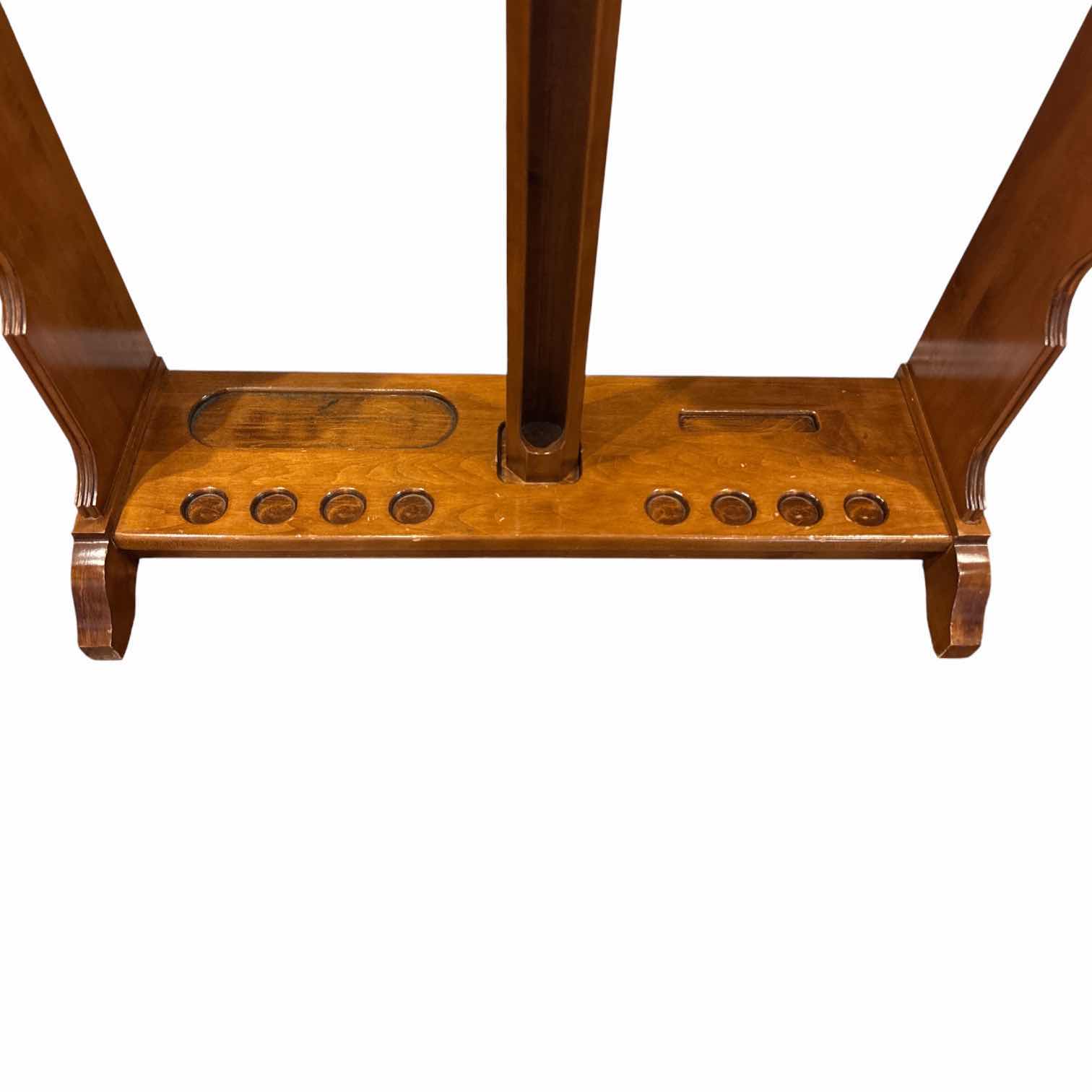 Photo 1 of BRUNSWICK CENTENNIAL WOODEN FLOOR RACK 11.75” X33.75” H46” $450