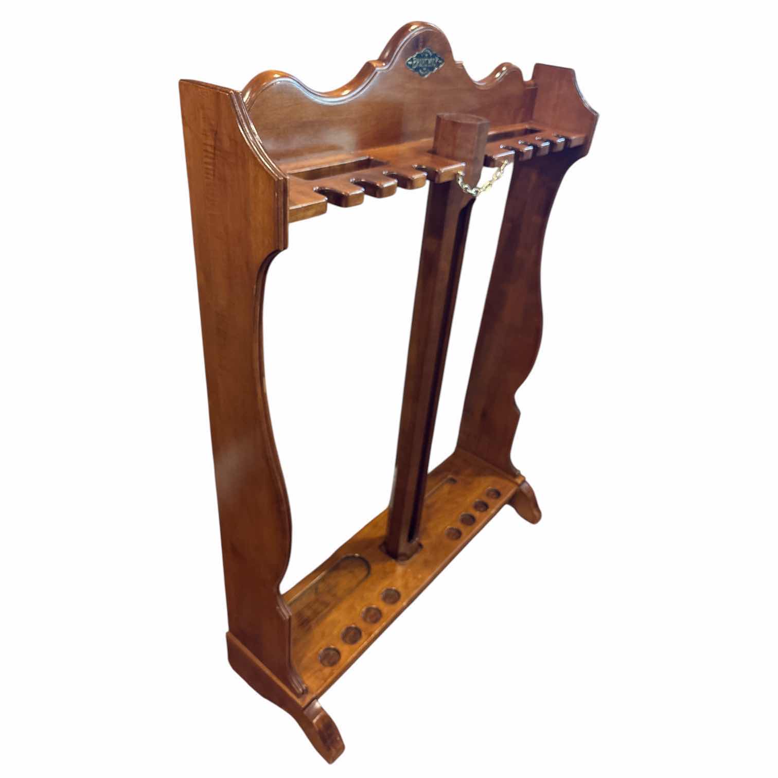 Photo 1 of BRUNSWICK CENTENNIAL WOODEN FLOOR RACK 11.75” X33.75” H46” $450
