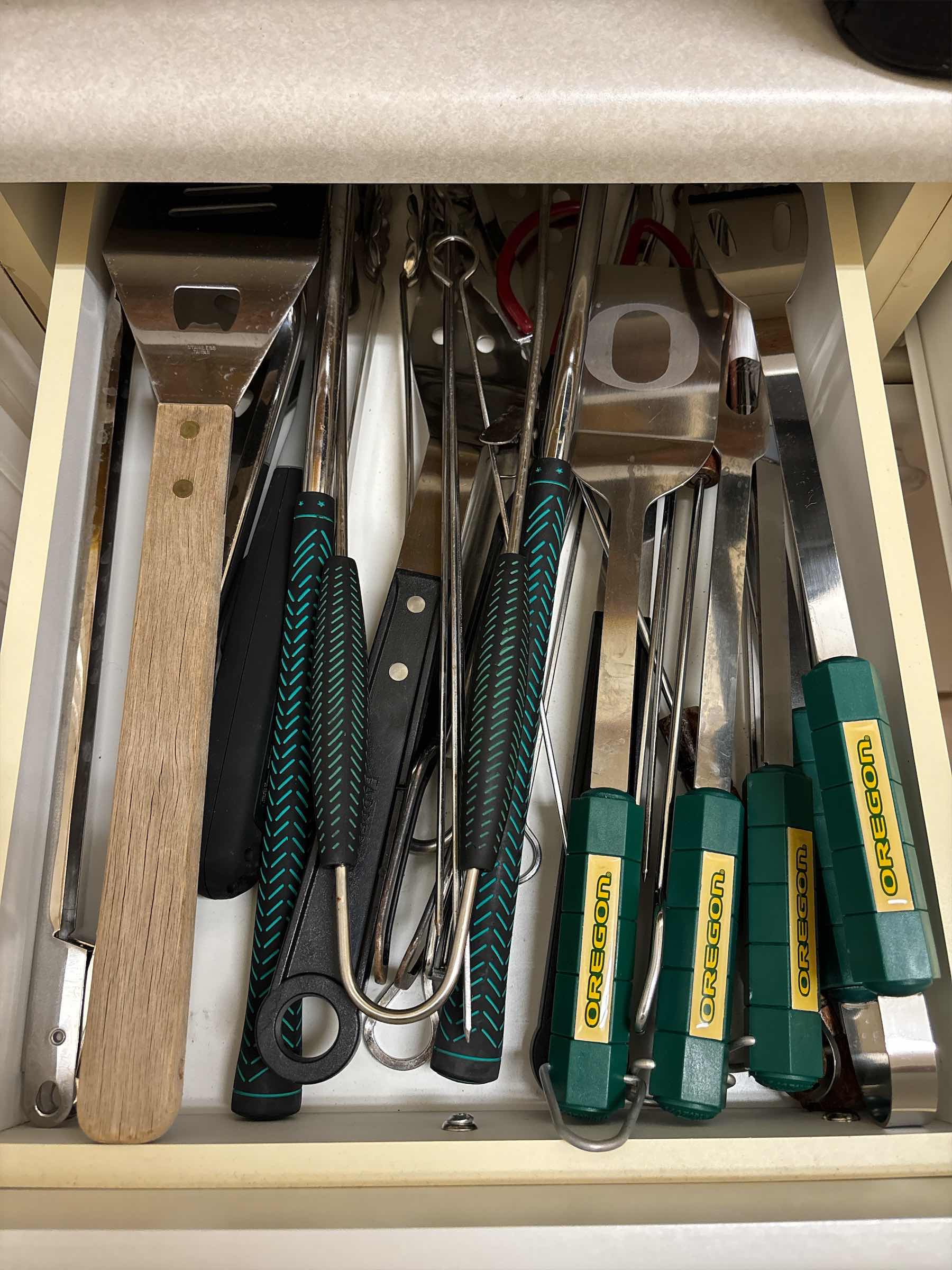 Photo 1 of BBQ UTENSILS- CONTENTS OF DRAWER