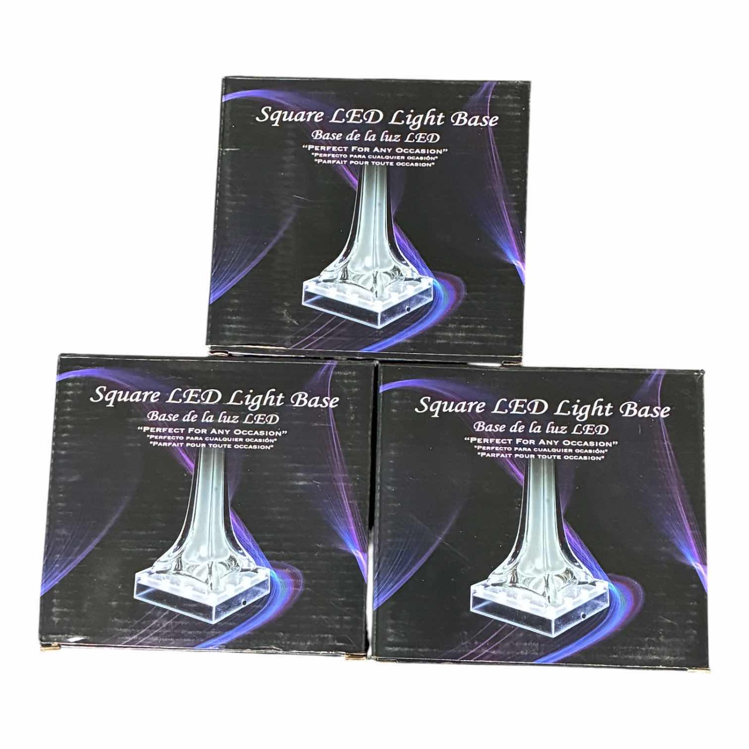 Photo 1 of SQUARE 5” LED LIGHT BASE 3-PACK