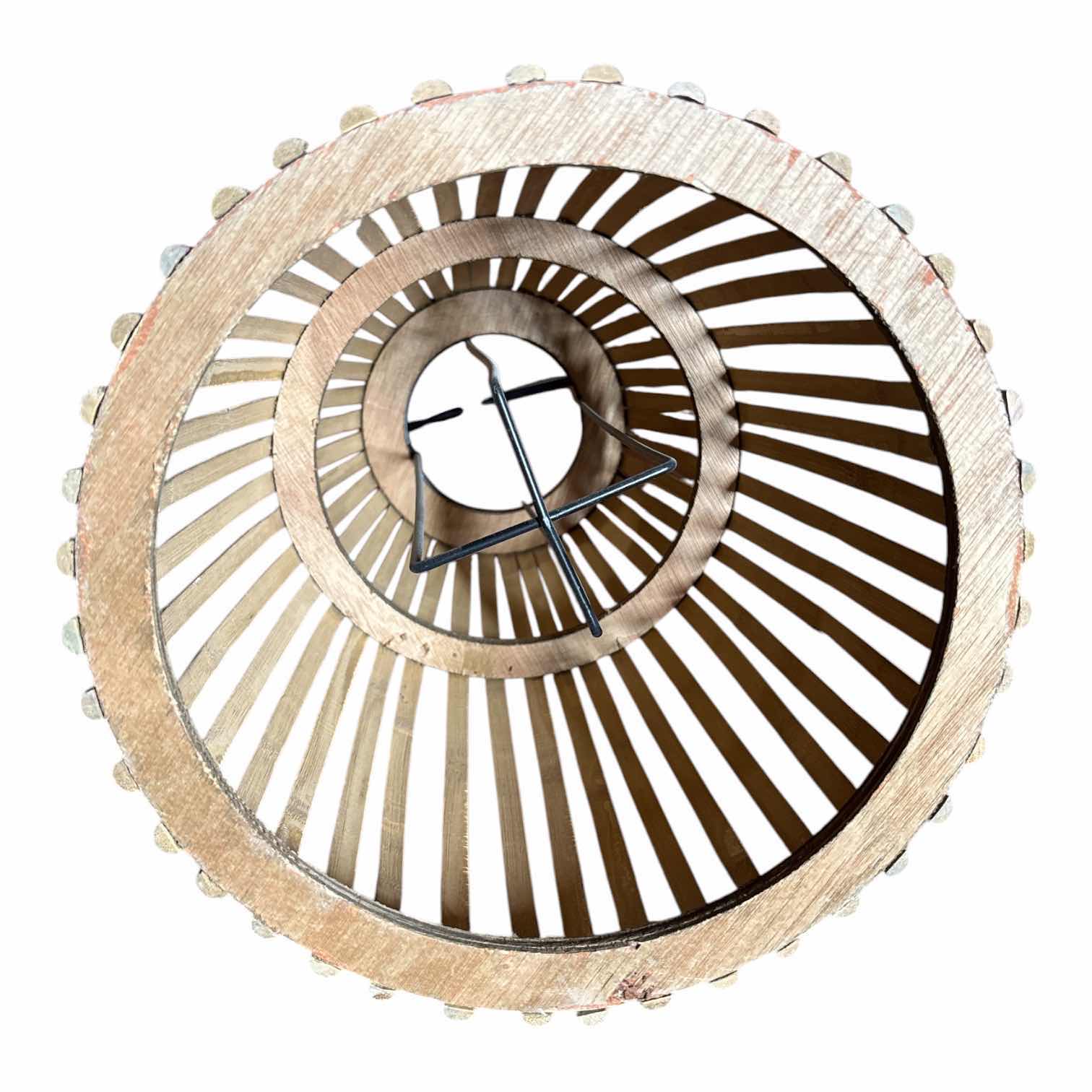 Photo 1 of BAMBOO 21” HANGING CANDLE LANTERN $60