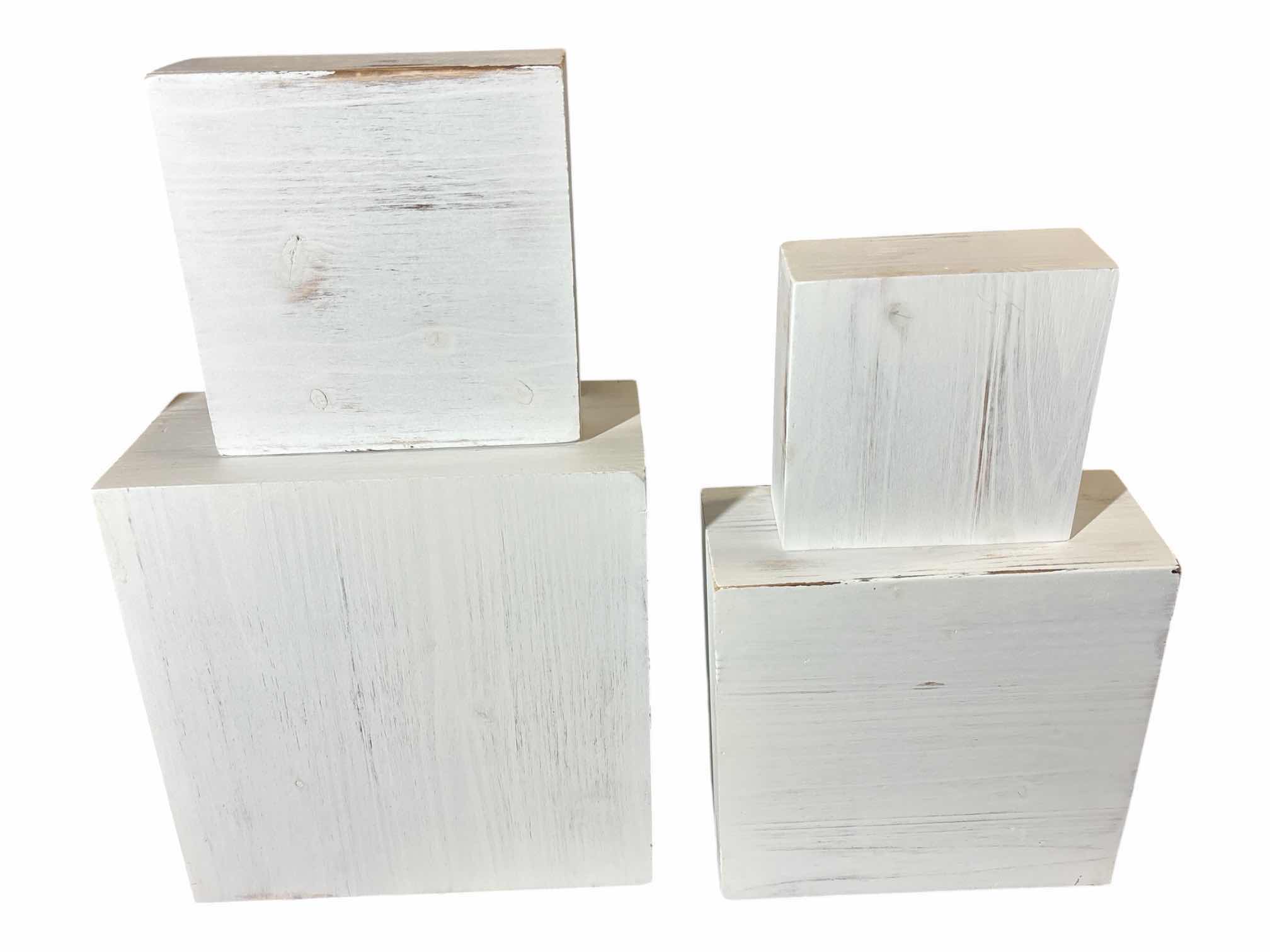Photo 1 of VINTAGE FARMHOUSE SHADOW BOX SHELVES, DISTRESSED WHITE (4 PCS)