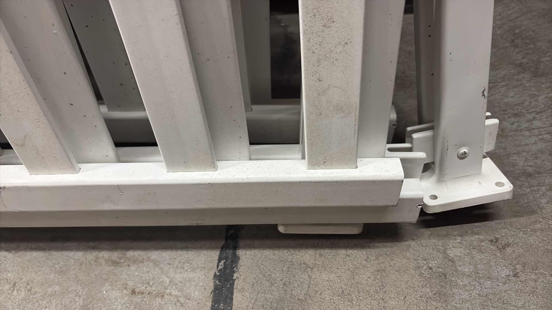 Photo 1 of WHITE PLASTIC PICKET FENCE / PUPPY PLAYPEN PANELS D210”H36”