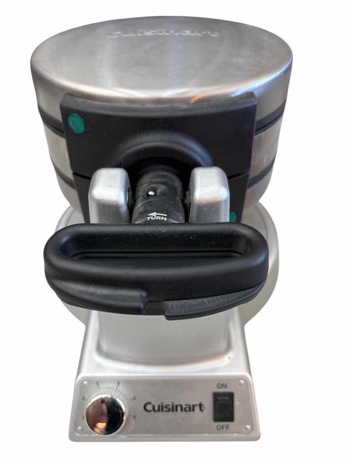 Photo 1 of CUISINART DOUBLE BELGIAN WAFFLE MAKER – STAINLESS STEEL $70
