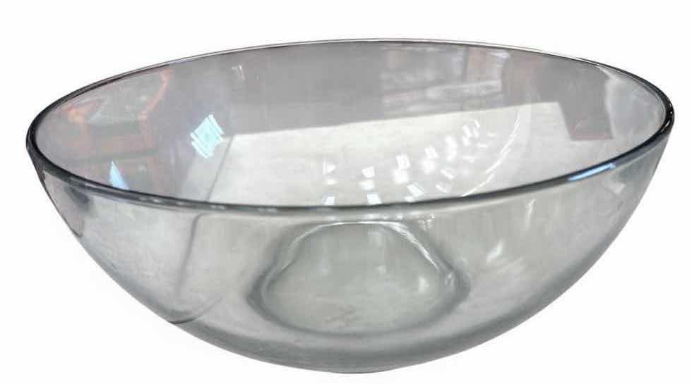Photo 1 of 2-PCS CLEAR GLASS MIXING & SERVING BOWLS