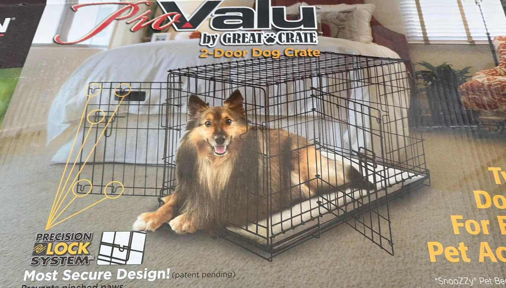 Photo 1 of PRECISION PET PRODUCTS PROVALU SIZE 3000 2-DOOR FOLDING DOG CRATE – 30”X48”H21”