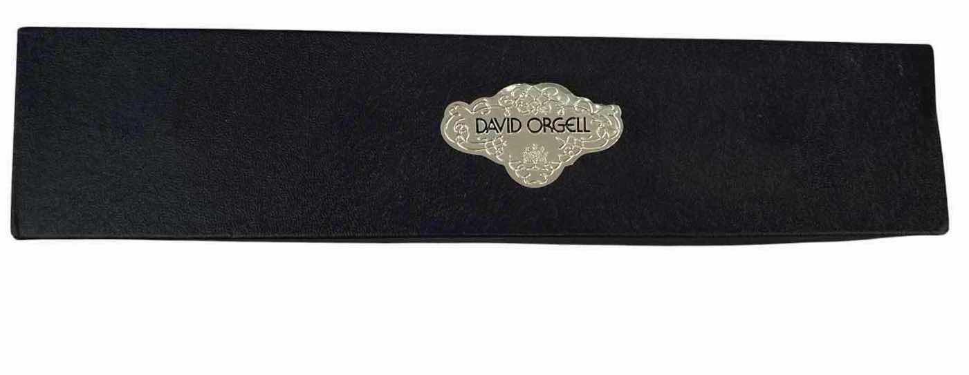 Photo 1 of DAVID ORGELL ORNATE SILVER-TONE NAPKIN RINGS – SET OF 6 W/ BOX H1.5”