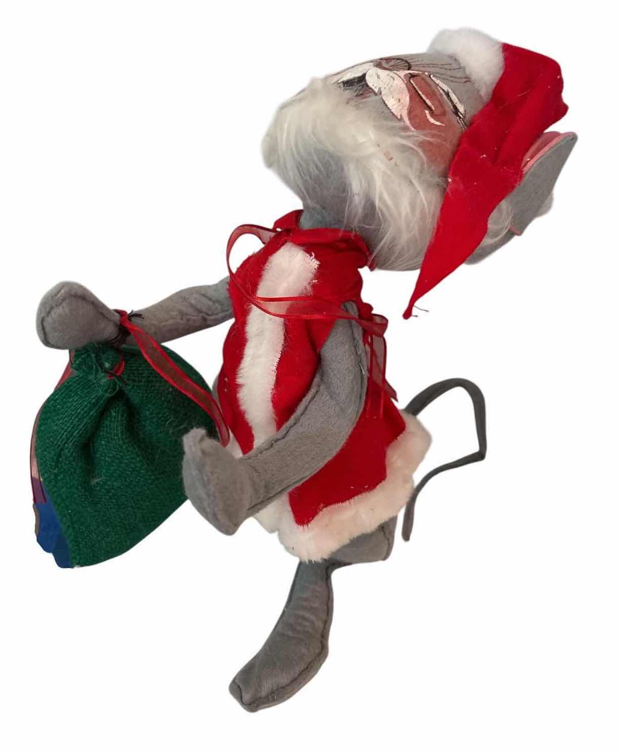 Photo 1 of 3-PCS ANNALEE CHRISTMAS MOUSE & REINDEER HOLIDAY FIGURES H11”