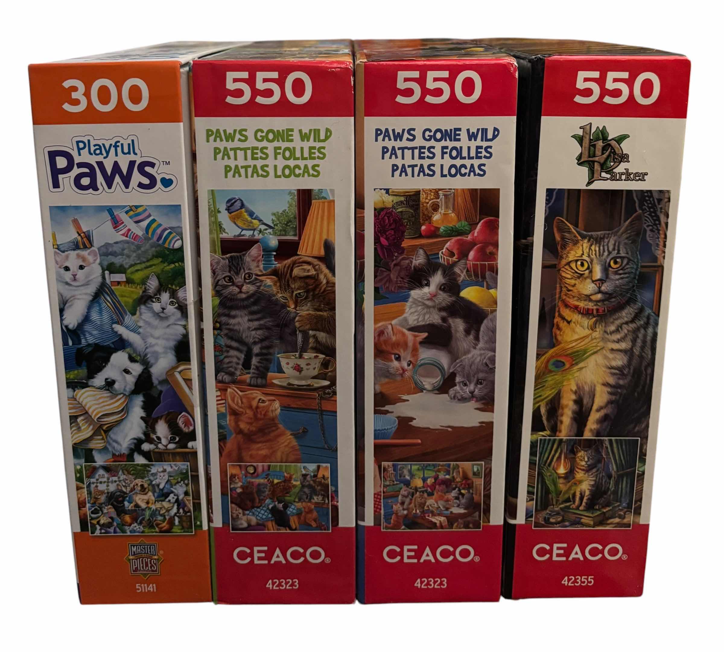 Photo 1 of NIB CAT & DOG PUZZLES 300-550 PIECES