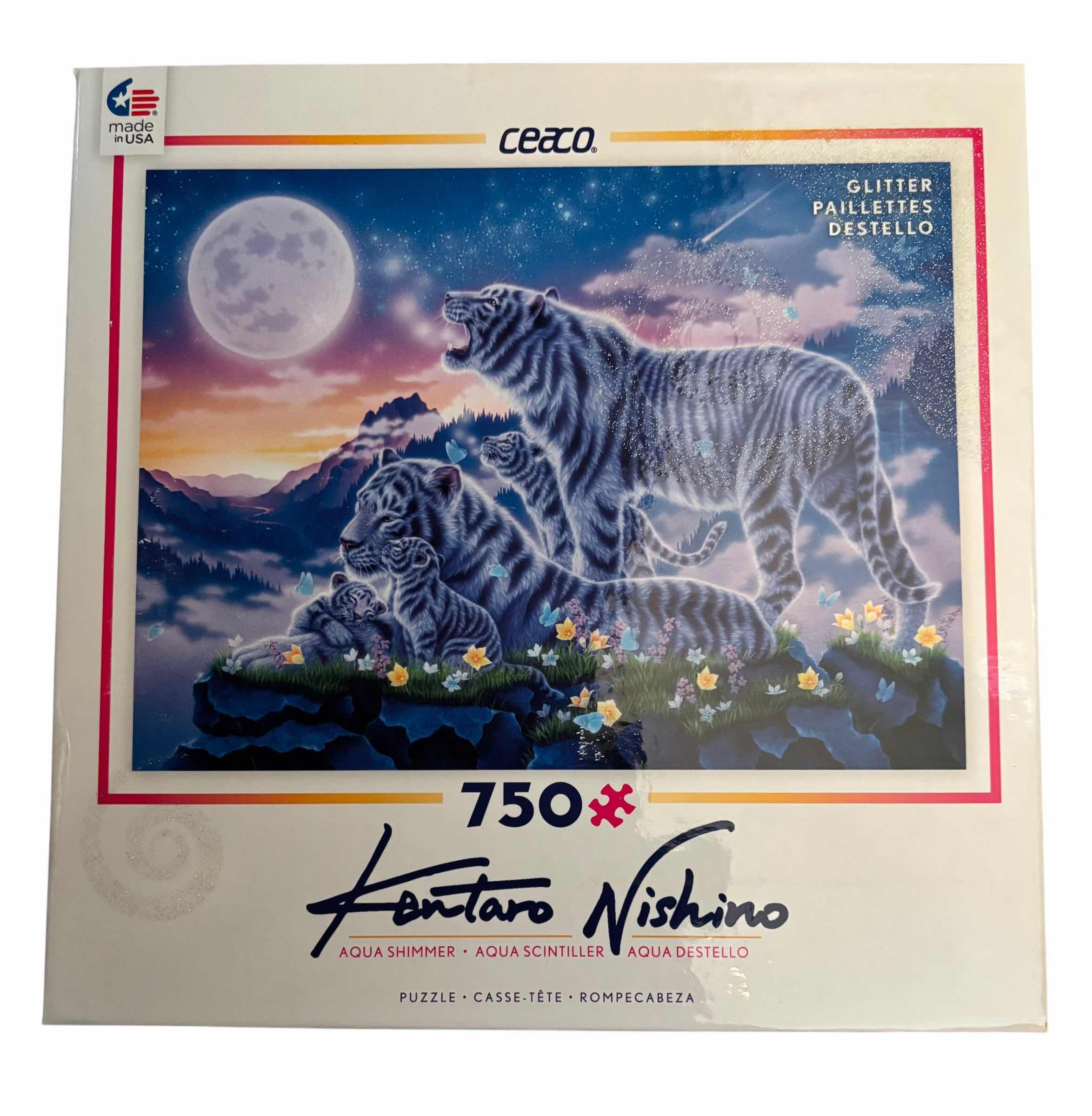 Photo 1 of NIB TIGER & LAS VEGAS PUZZLES 500-1000 PIECES
