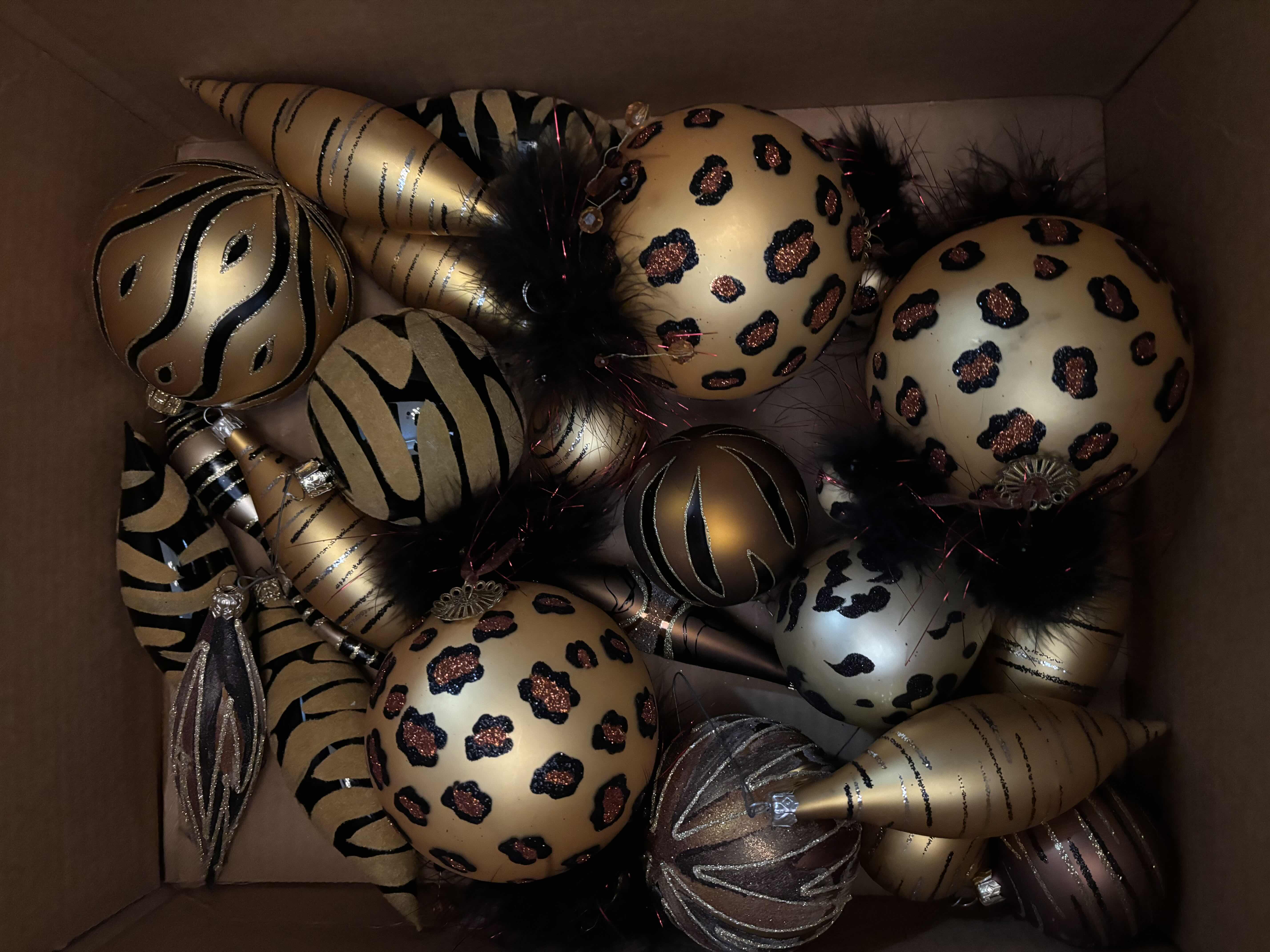 Photo 1 of ANIMAL PRINT ORNAMENTS