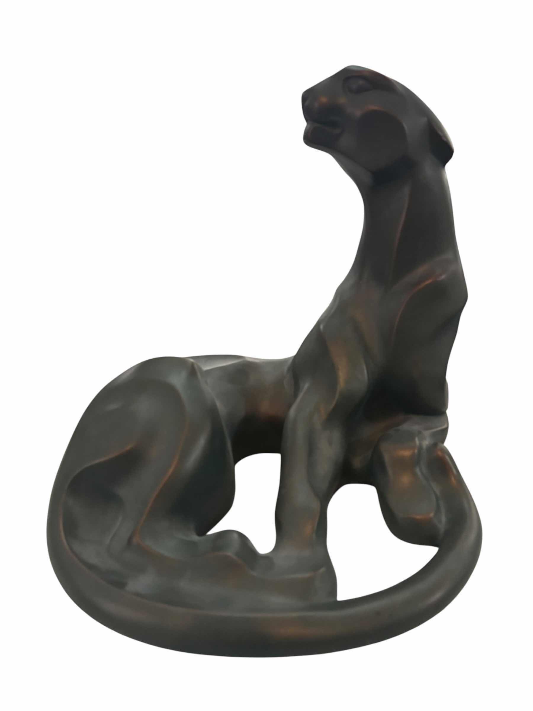 Photo 1 of AUSTIN SCULPTURE ART DECO BLACK PANTHER H14”