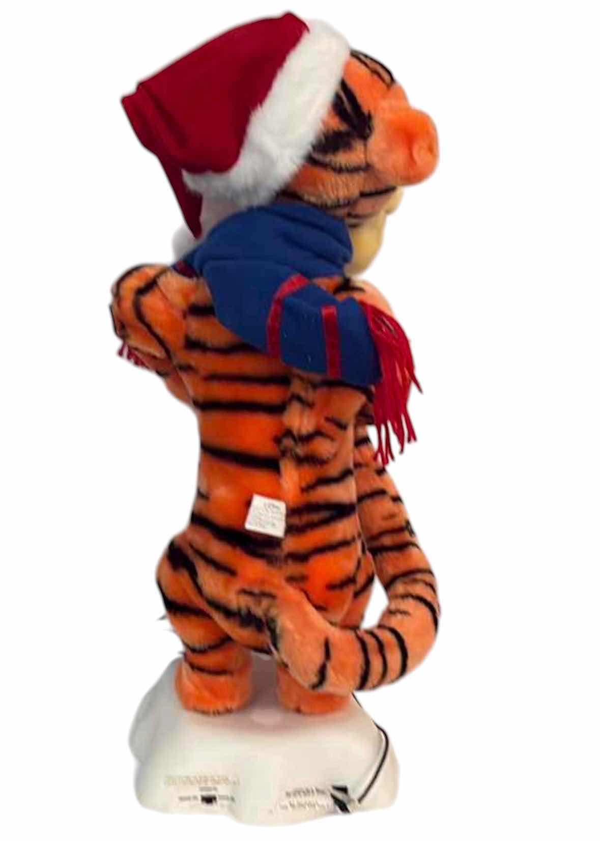 Photo 1 of DISNEY TIGGER ANIMATED CHRISTMAS PLUSH WITH SANTA HAT, SCARF & ORNAMENT H23.5”