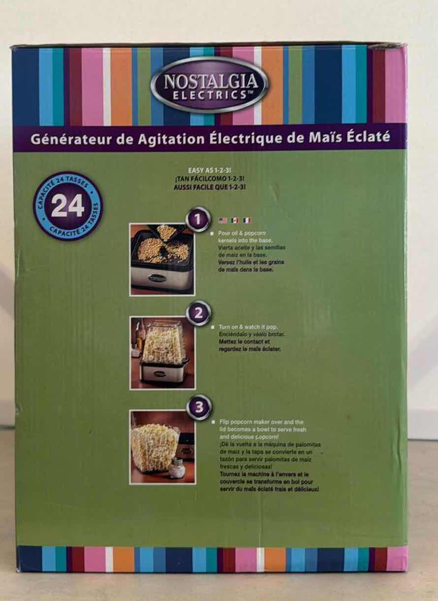 Photo 1 of NIB NOSTALGIA ELECTRICS STIRRING POPCORN MAKER