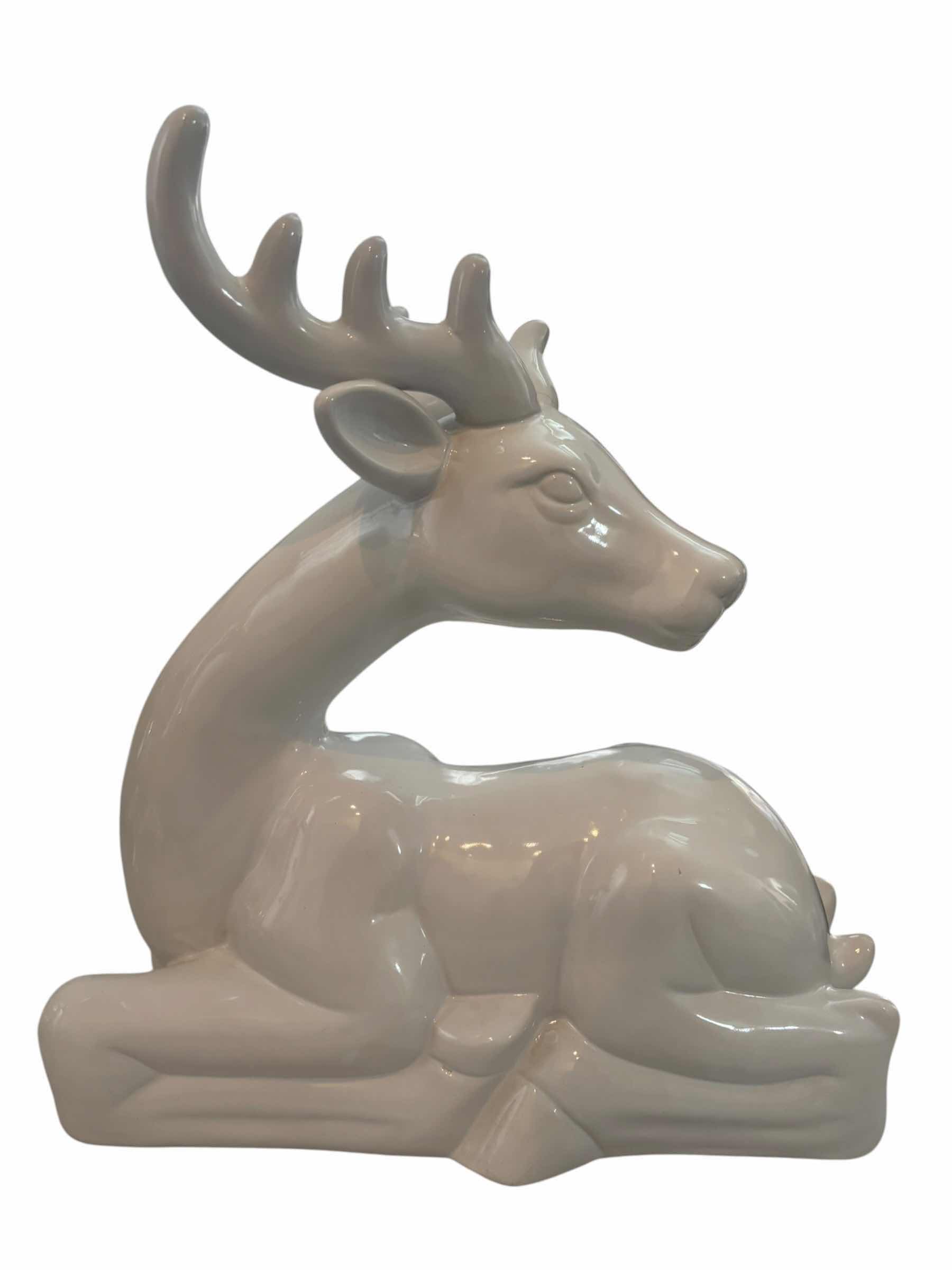 Photo 1 of REINDEER STATUE CHRISTMAS HOME DECOR H16”