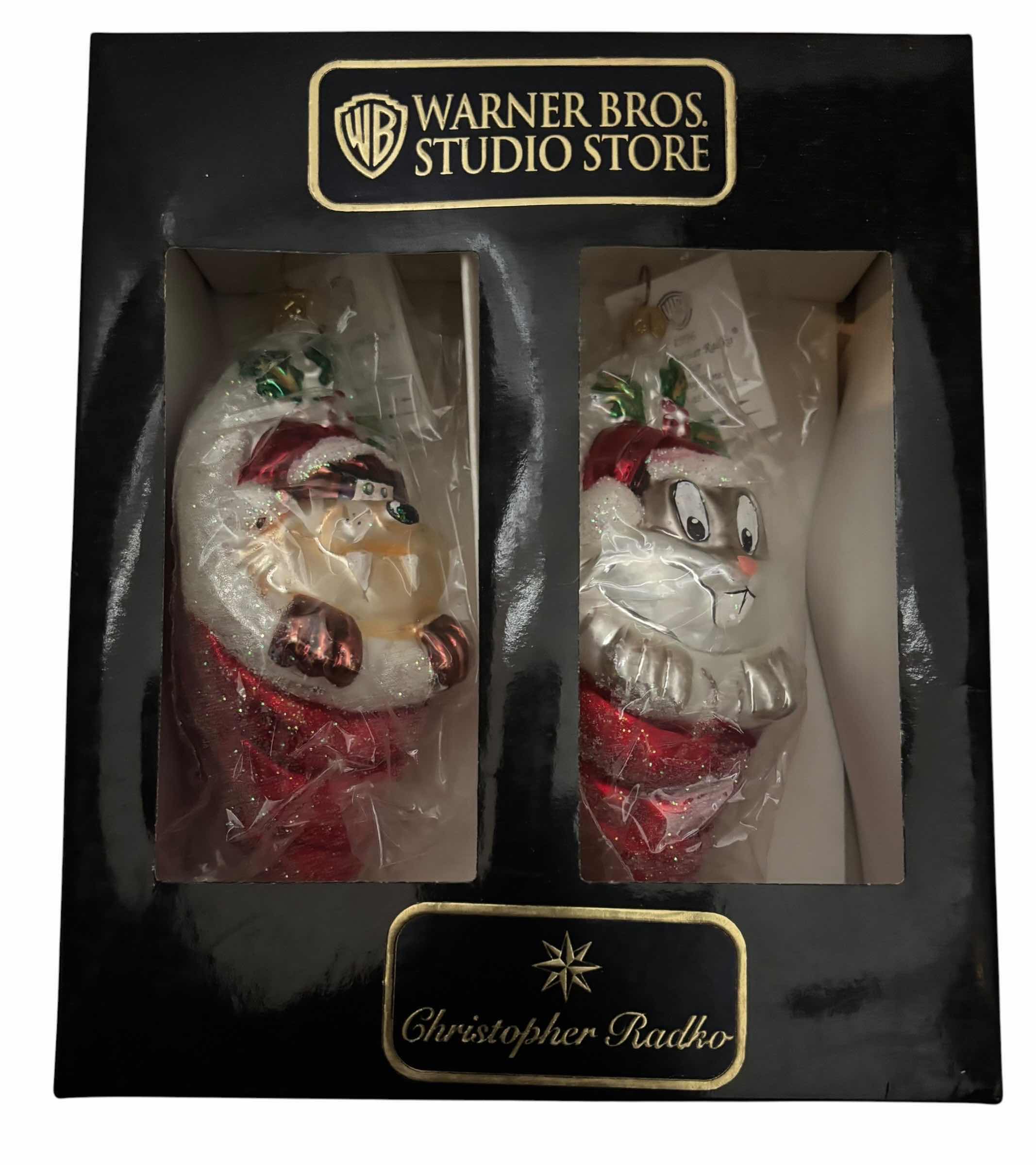 Photo 1 of NIB WARNER BROS STUDIO STORE COLLECTIBLE ORNAMENTS