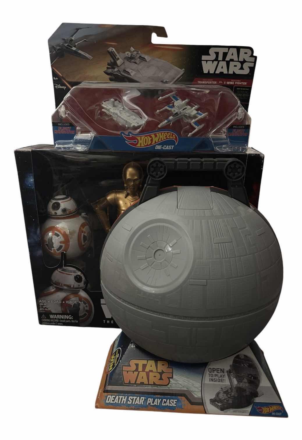 Photo 1 of STAR WARS COLLECTIBLE ITEMS: HOT WHEELS, PLAY CASE & MORE