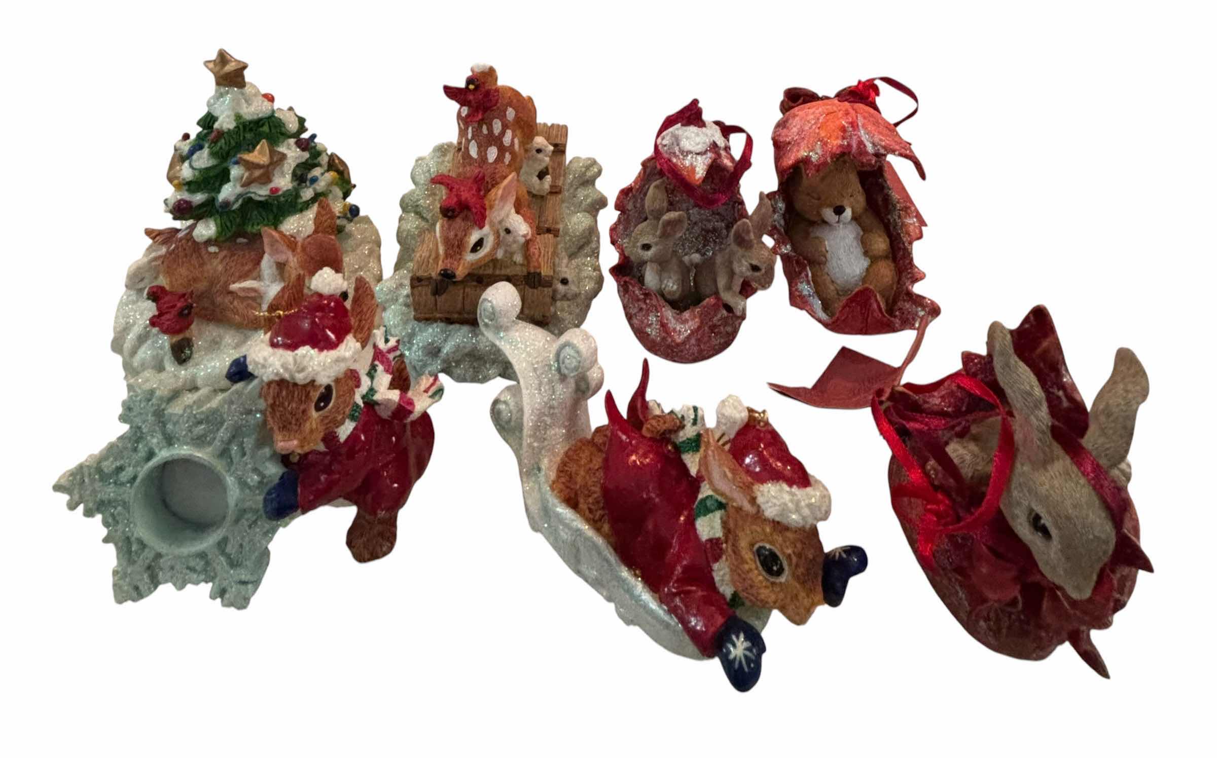 Photo 1 of SEVEN CHRISTOPHER RADKO COLLECTIBLE ORNAMENTS & FIGURINES